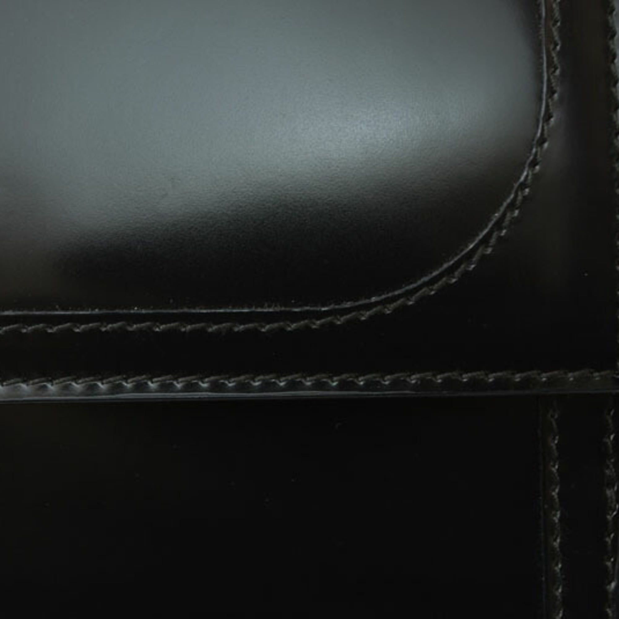 Gucci Gucci, unused, folding wallet, 035.3731, enamel, black. Size ONE SIZE - 5 Thumbnail