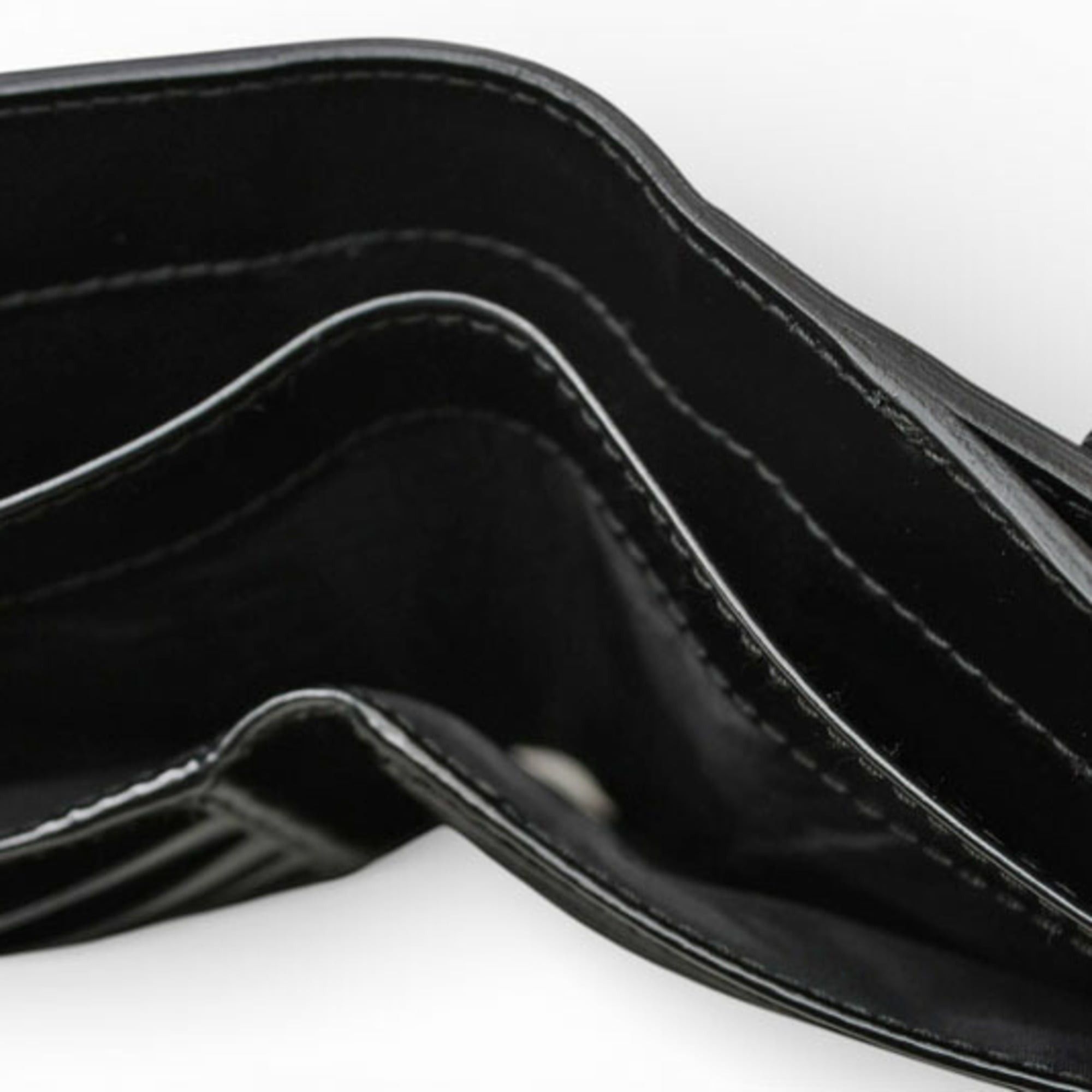Gucci Gucci, unused, folding wallet, 035.3731, enamel, black. Size ONE SIZE - 16 Thumbnail