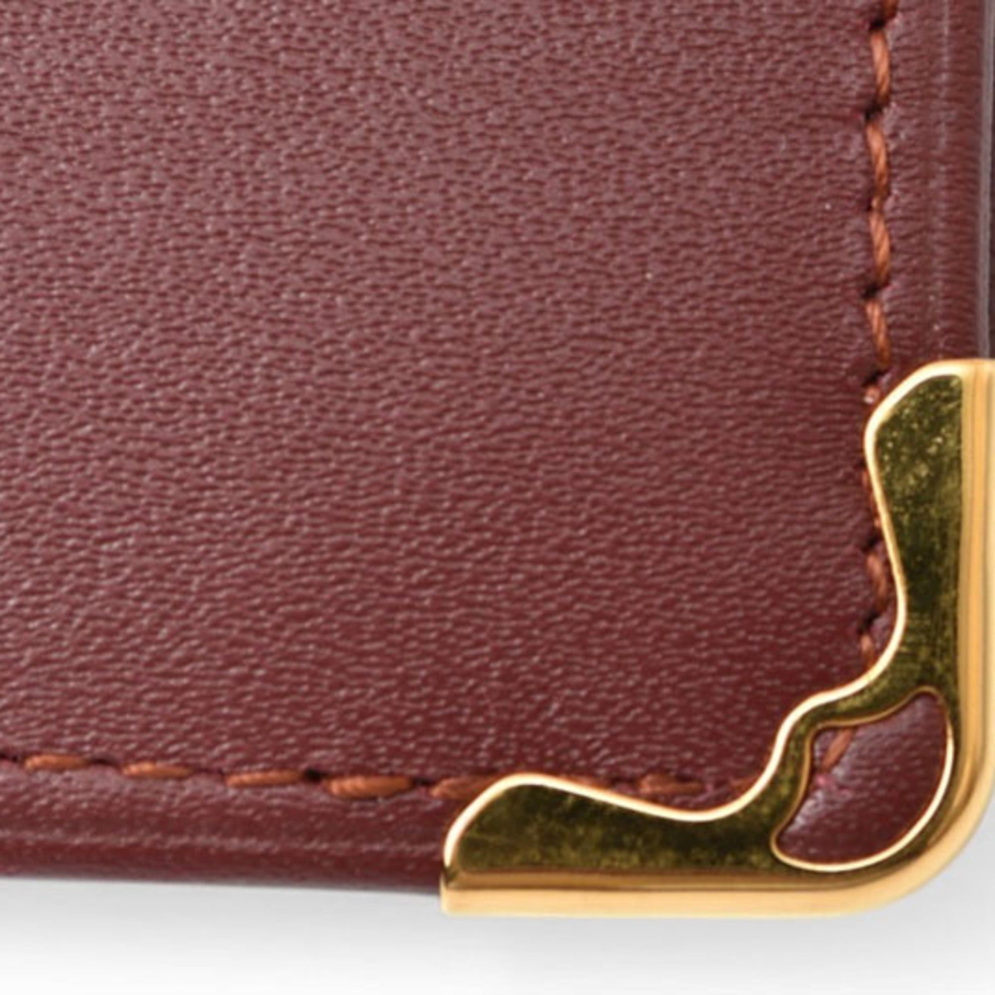 Cartier Cartier Bi-fold Wallet, Men's Must de Bordeaux 73184192 Size ONE SIZE - 5 Thumbnail