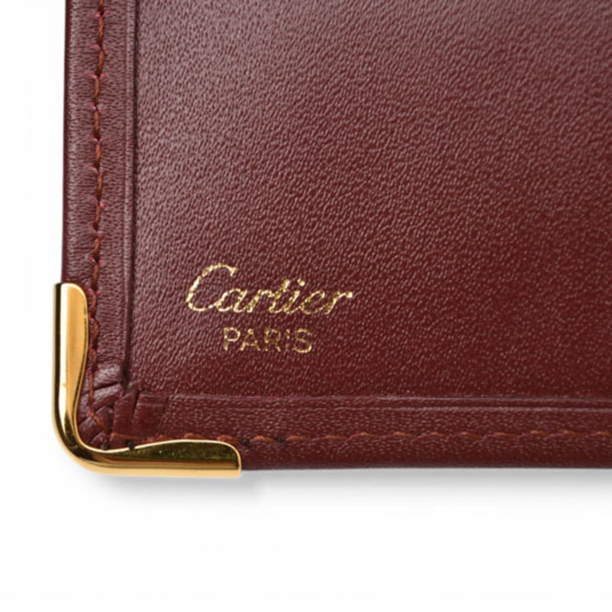 Cartier Cartier Bi-fold Wallet, Men's Must de Bordeaux 73184192 Size ONE SIZE - 7 Thumbnail