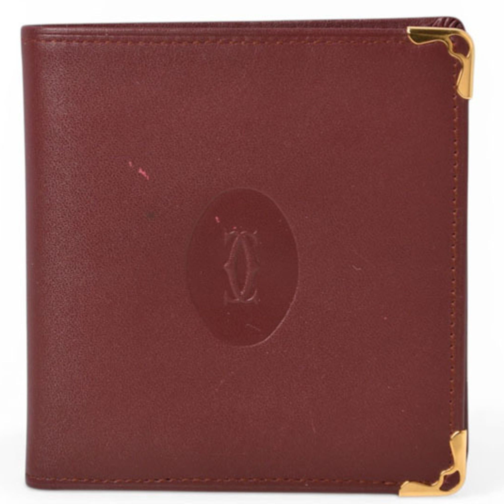 Cartier Cartier Bi-fold Wallet, Men's Must de Bordeaux 73184192 Size ONE SIZE - 2 Thumbnail