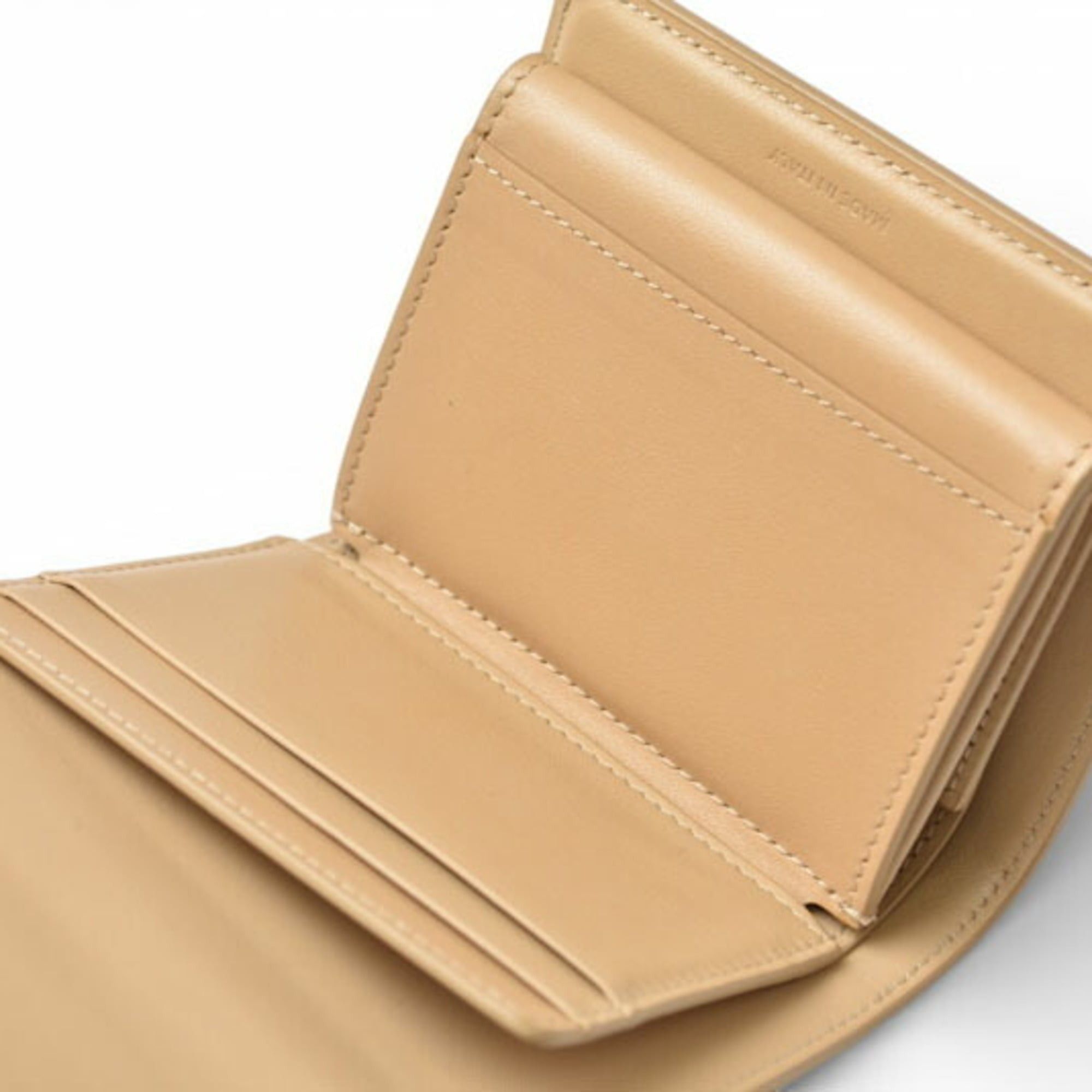 Celine Celine Mini Wallet, CELINE Women's Tri-fold Beige, SMALL TRIFOLD WALLET 10B57 Size ONE SIZE - 11 Thumbnail