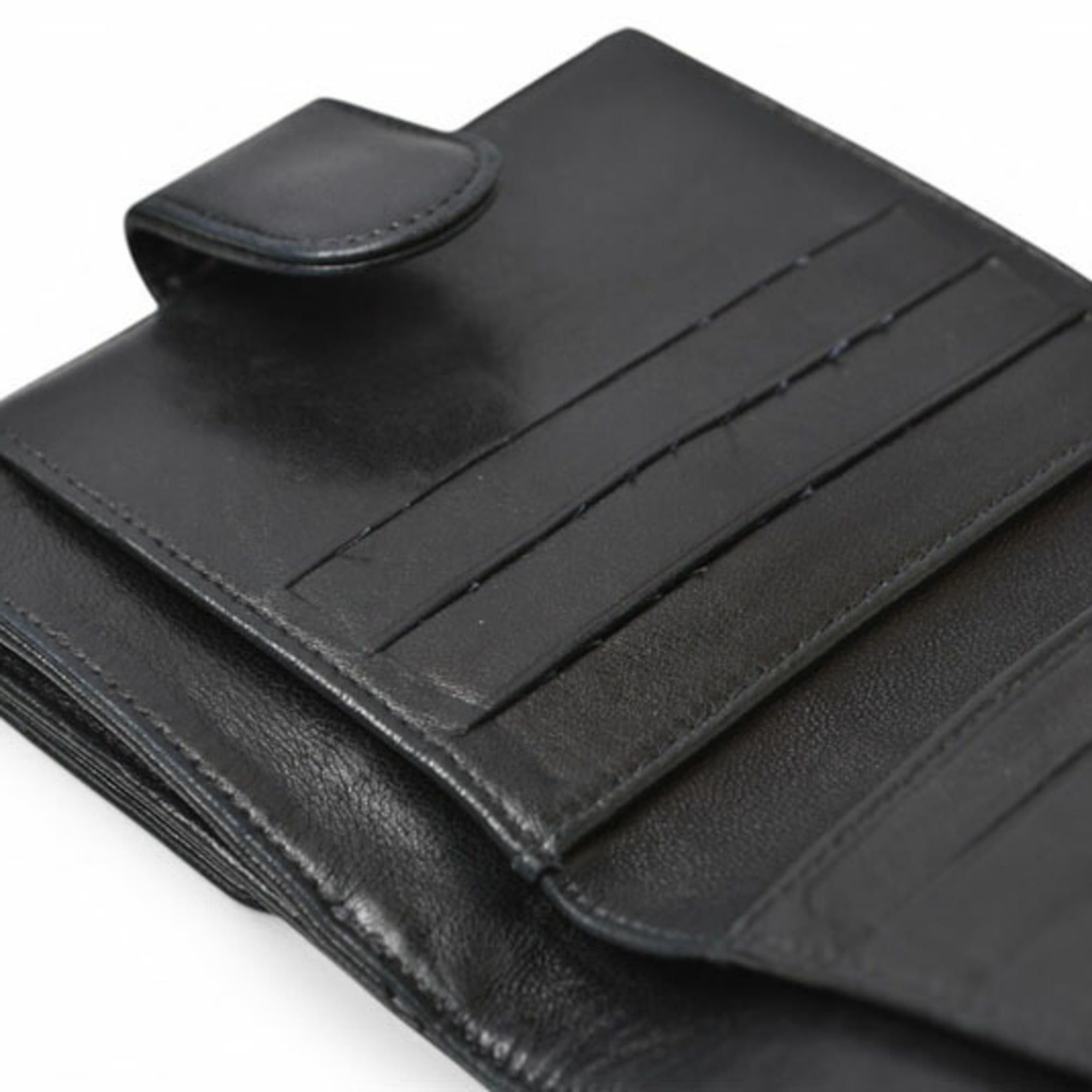 Chanel Chanel bi-fold wallet, Coco Mark, black. Size ONE SIZE - 13 Thumbnail