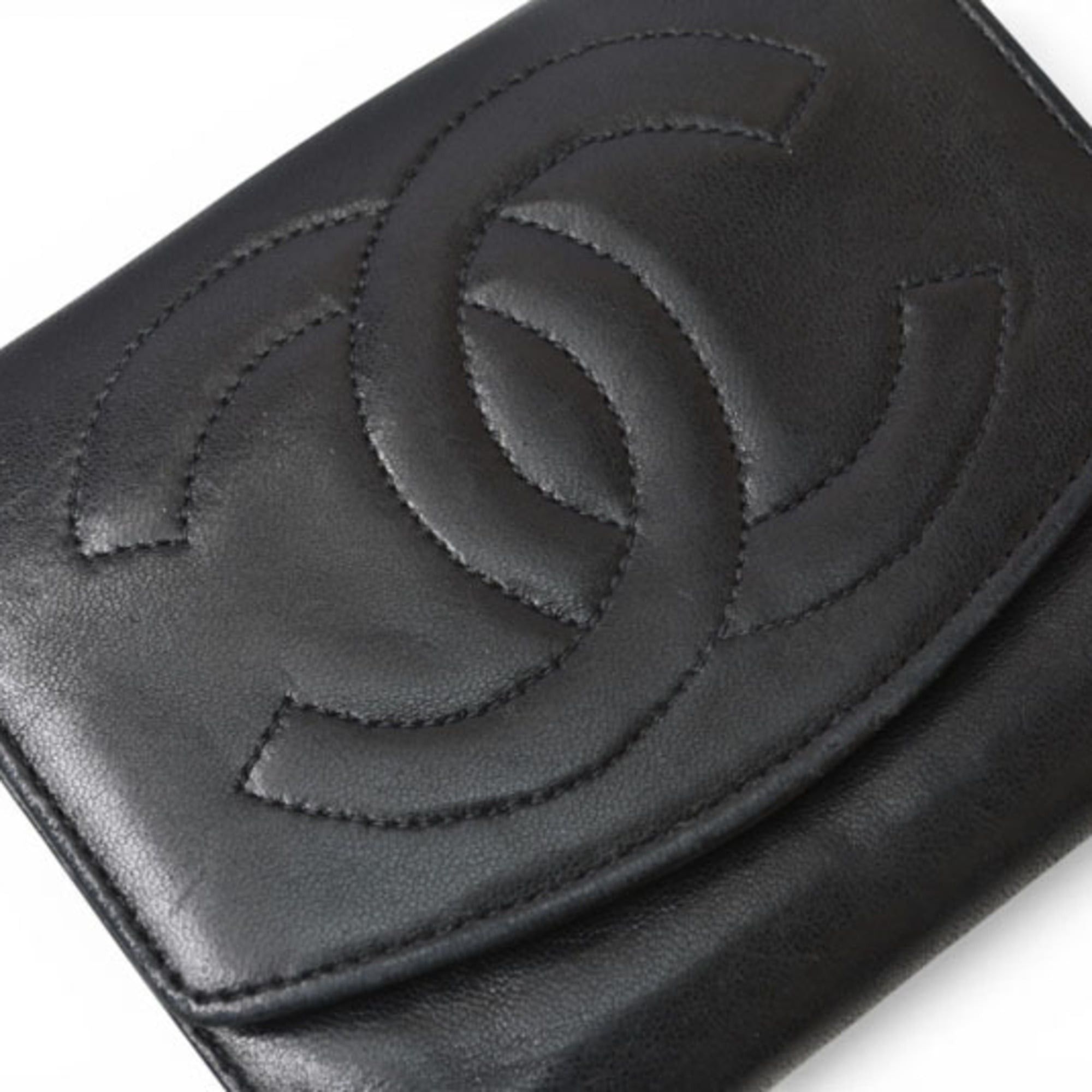 Chanel Chanel bi-fold wallet, Coco Mark, black. Size ONE SIZE - 9 Thumbnail