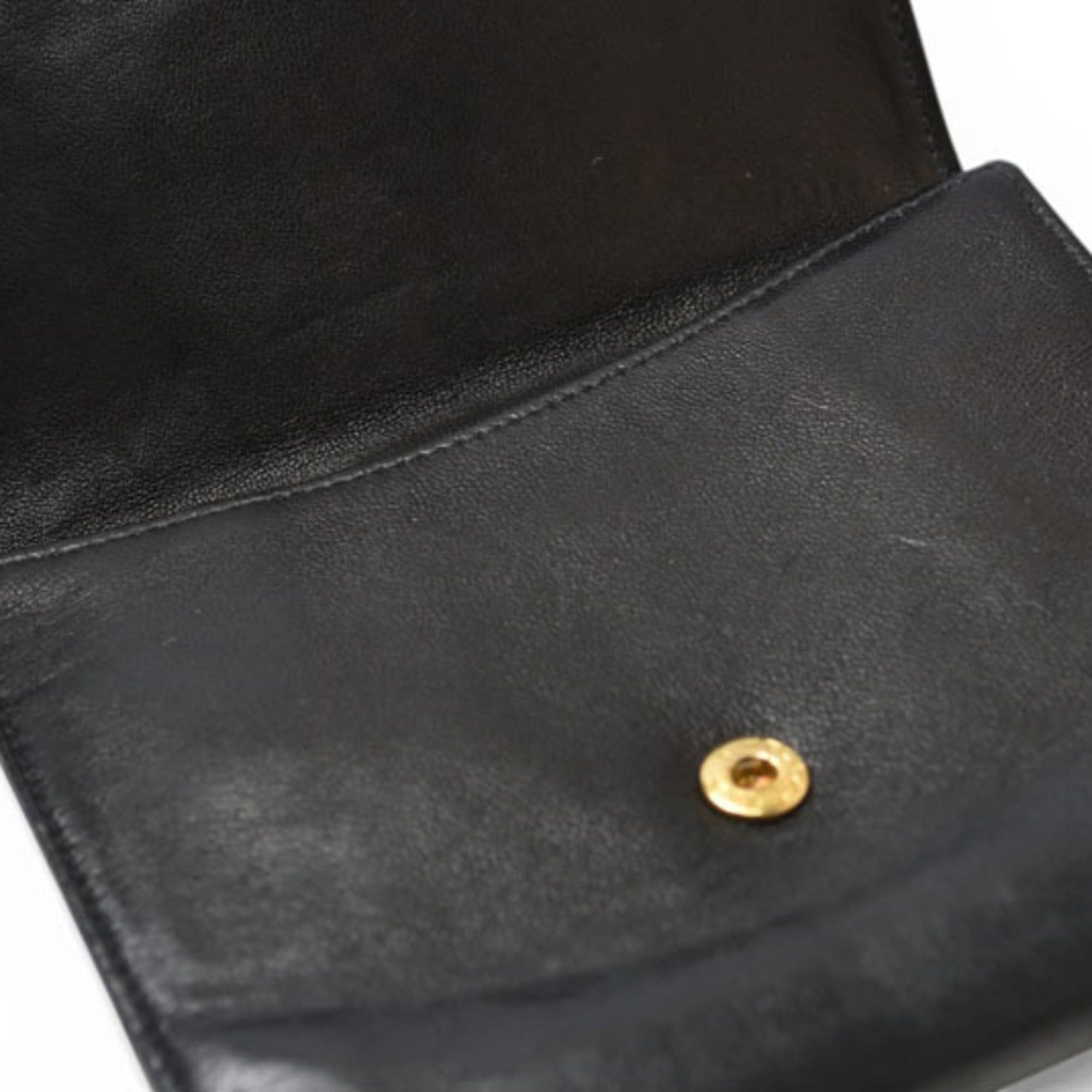Chanel Chanel bi-fold wallet, Coco Mark, black. Size ONE SIZE - 10 Thumbnail