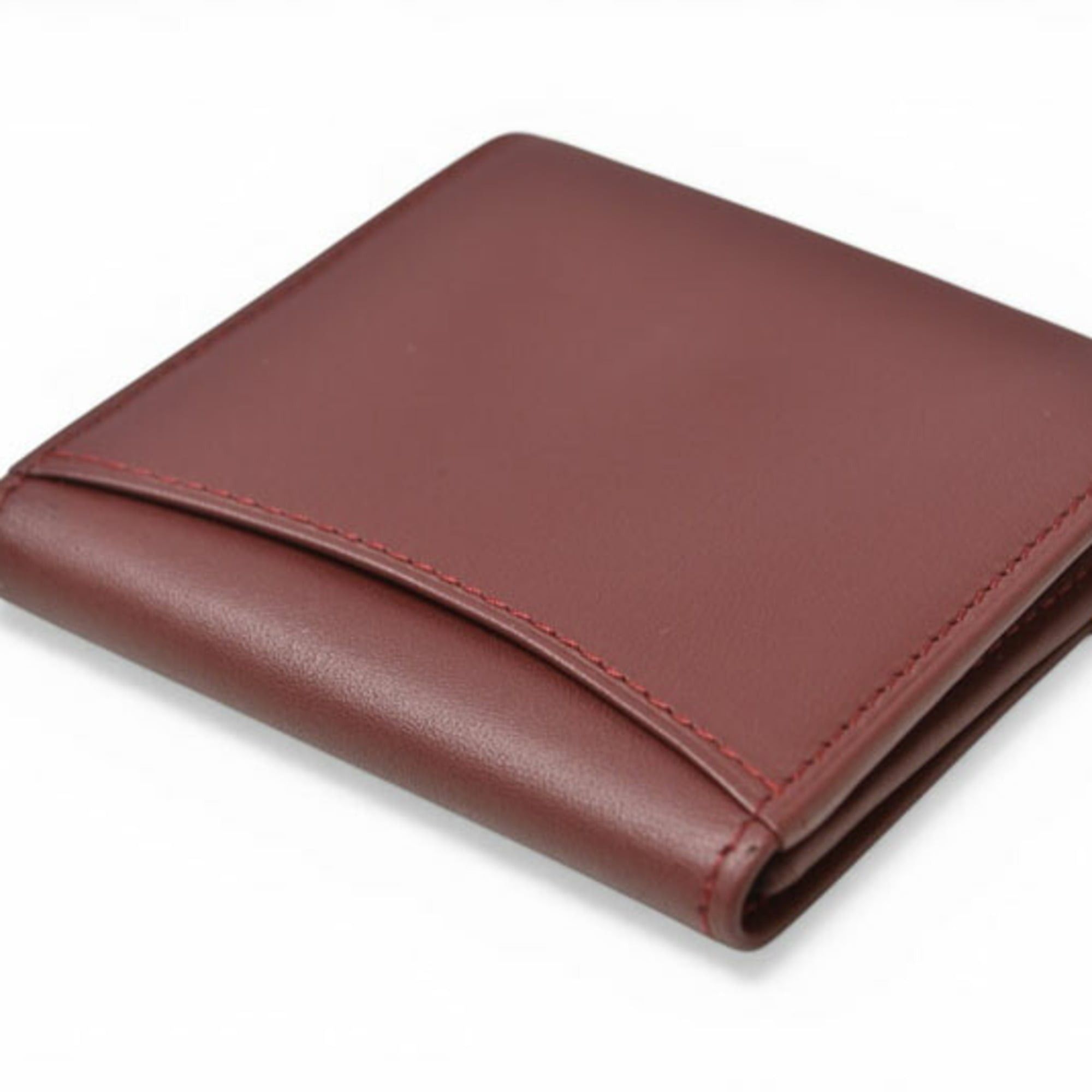 Cartier Cartier coin case, square purse, Must de Cartier, Bordeaux. Size ONE SIZE - 3 Thumbnail