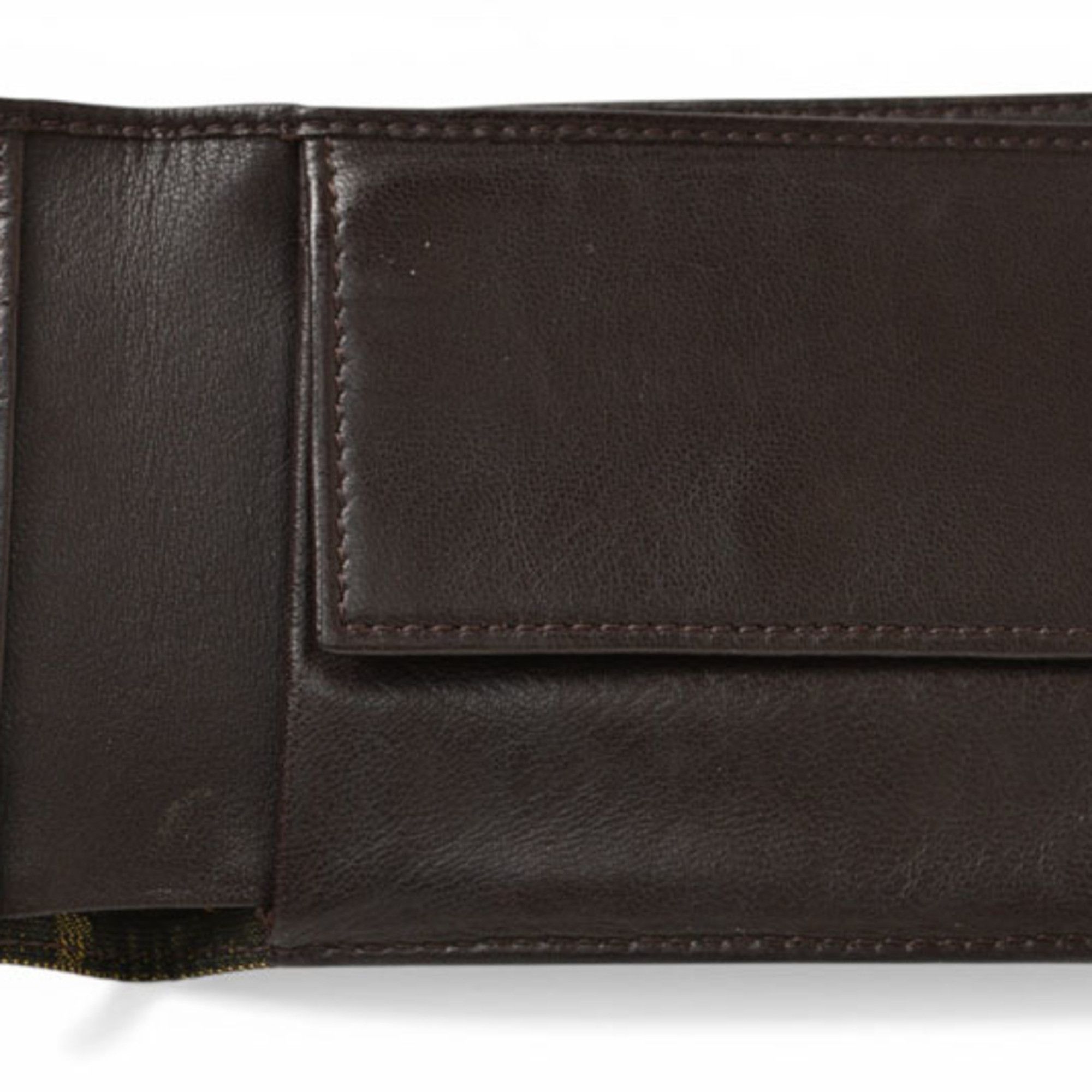 Fendi Fendi men's bi-fold wallet, ZUCCA pattern, brown. Size ONE SIZE - 7 Thumbnail
