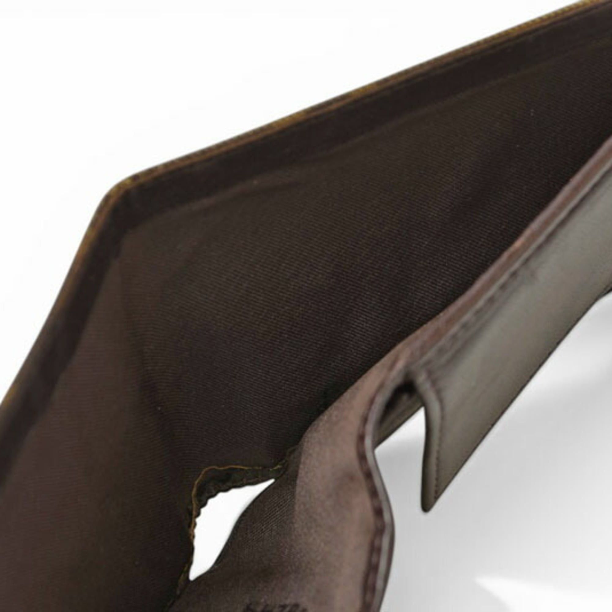 Fendi Fendi men's bi-fold wallet, ZUCCA pattern, brown. Size ONE SIZE - 10 Thumbnail