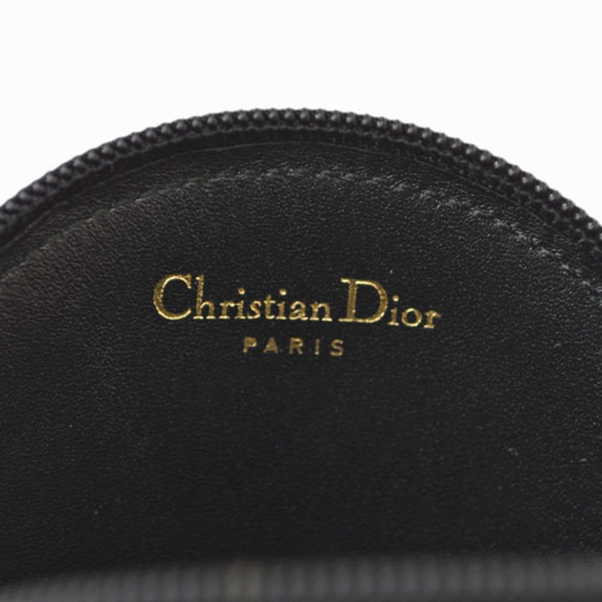 Dior Christian Dior coin case, small purse, black. Size ONE SIZE - 7 Thumbnail