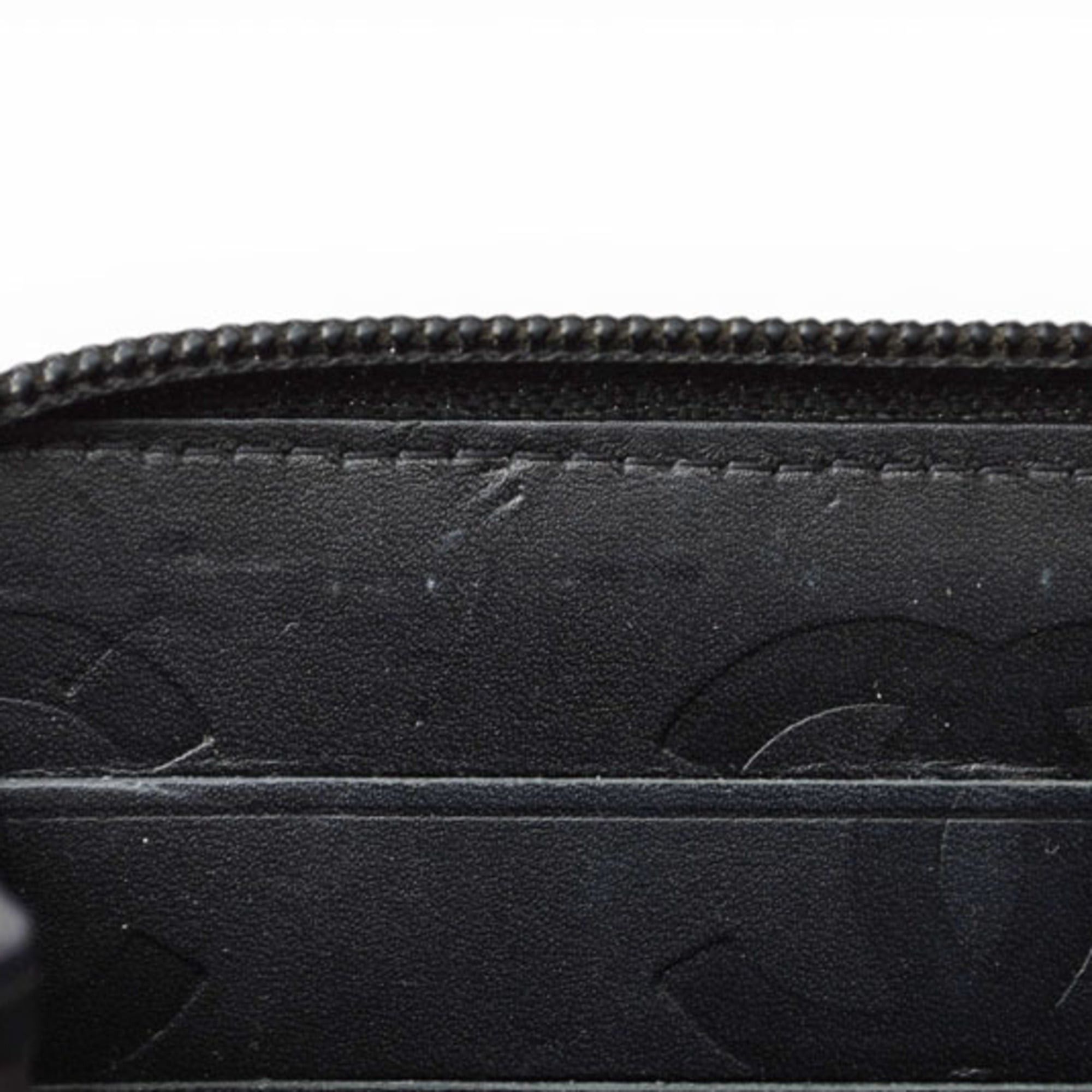 Chanel Chanel Cambon Line Round Zip Long Wallet, Black, A50078 Size ONE SIZE - 10 Thumbnail