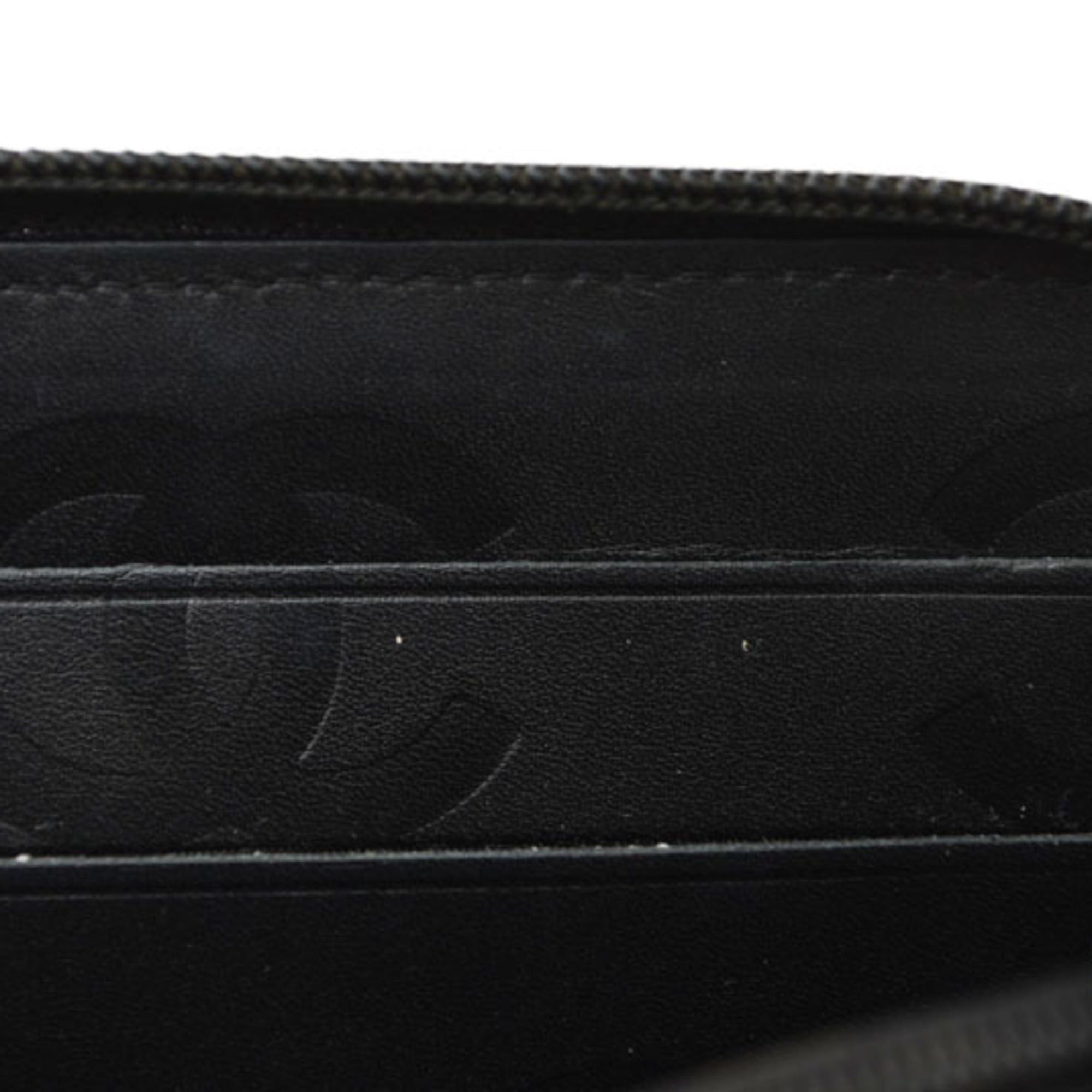 Chanel Chanel Cambon Line Round Zip Long Wallet, Black, A50078 Size ONE SIZE - 13 Thumbnail