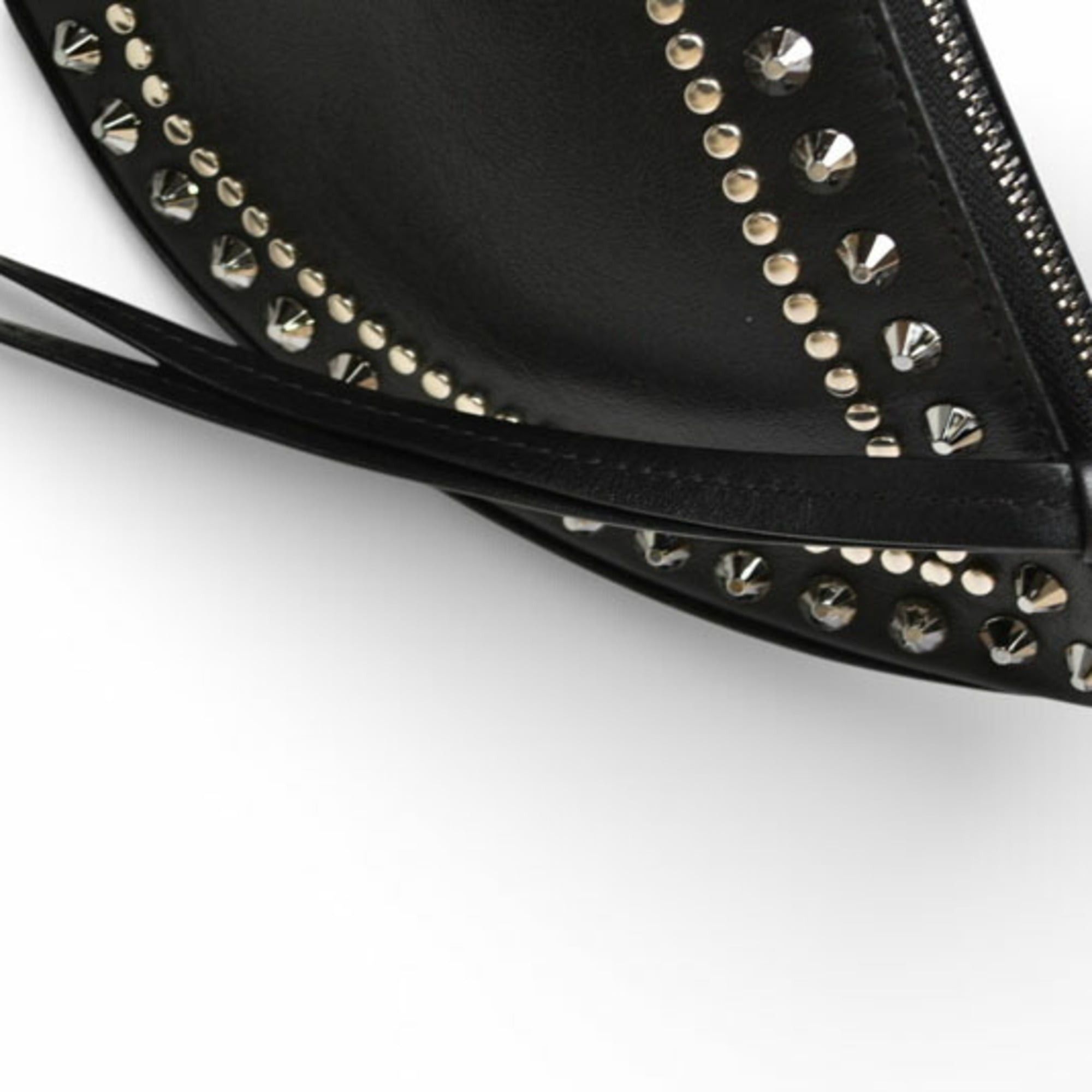 Jimmy Choo Jimmy Choo body bag, JIMMY CHOO Varenne JC studs, black. Size ONE SIZE - 12 Thumbnail