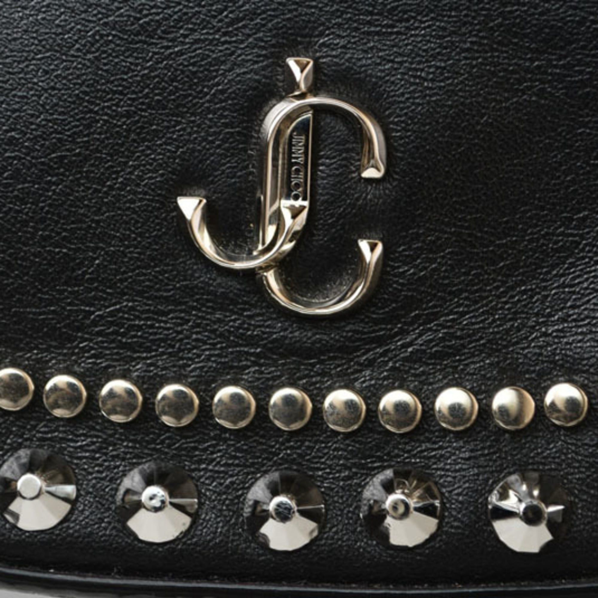 Jimmy Choo Jimmy Choo body bag, JIMMY CHOO Varenne JC studs, black. Size ONE SIZE - 13 Thumbnail