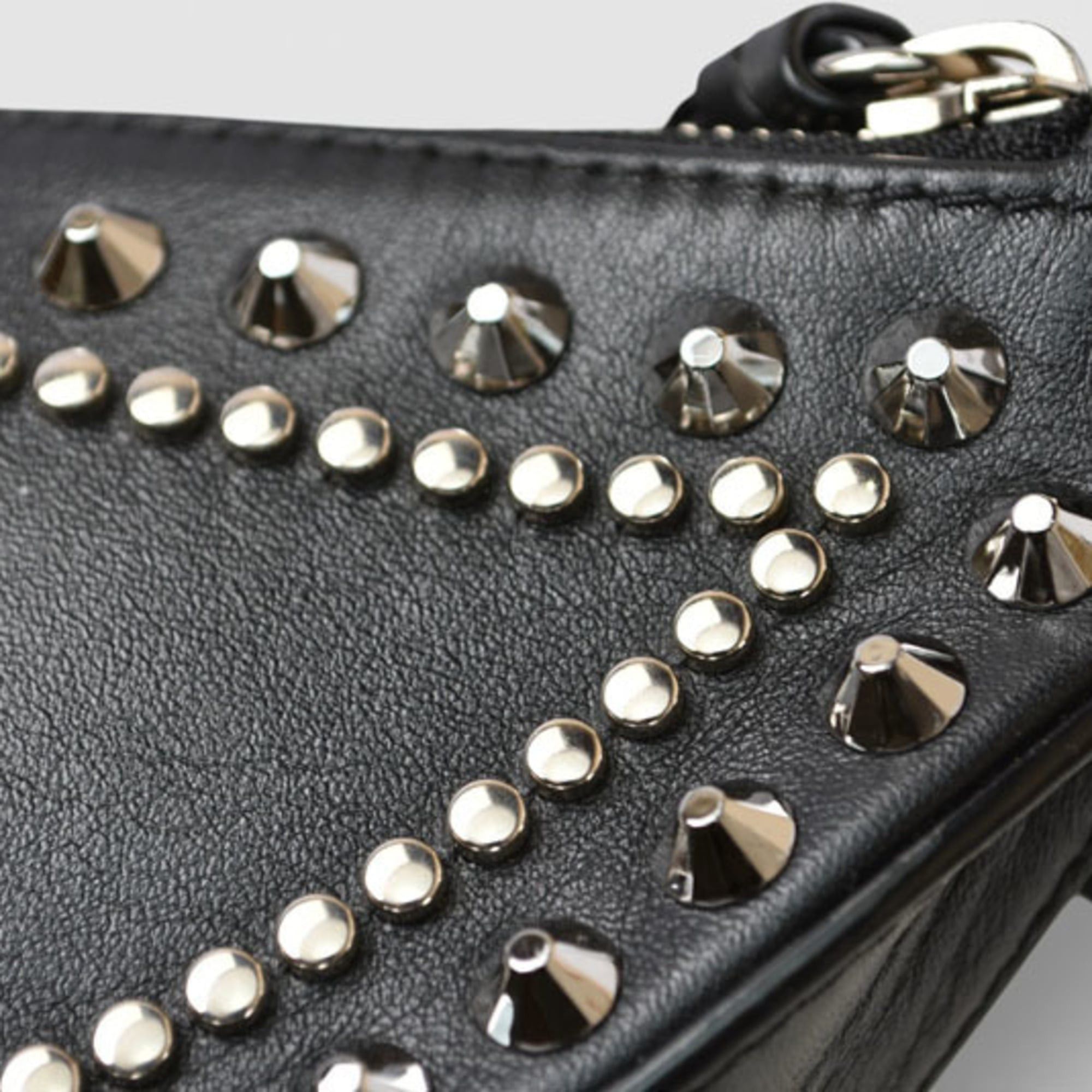 Jimmy Choo Jimmy Choo body bag, JIMMY CHOO Varenne JC studs, black. Size ONE SIZE - 14 Thumbnail
