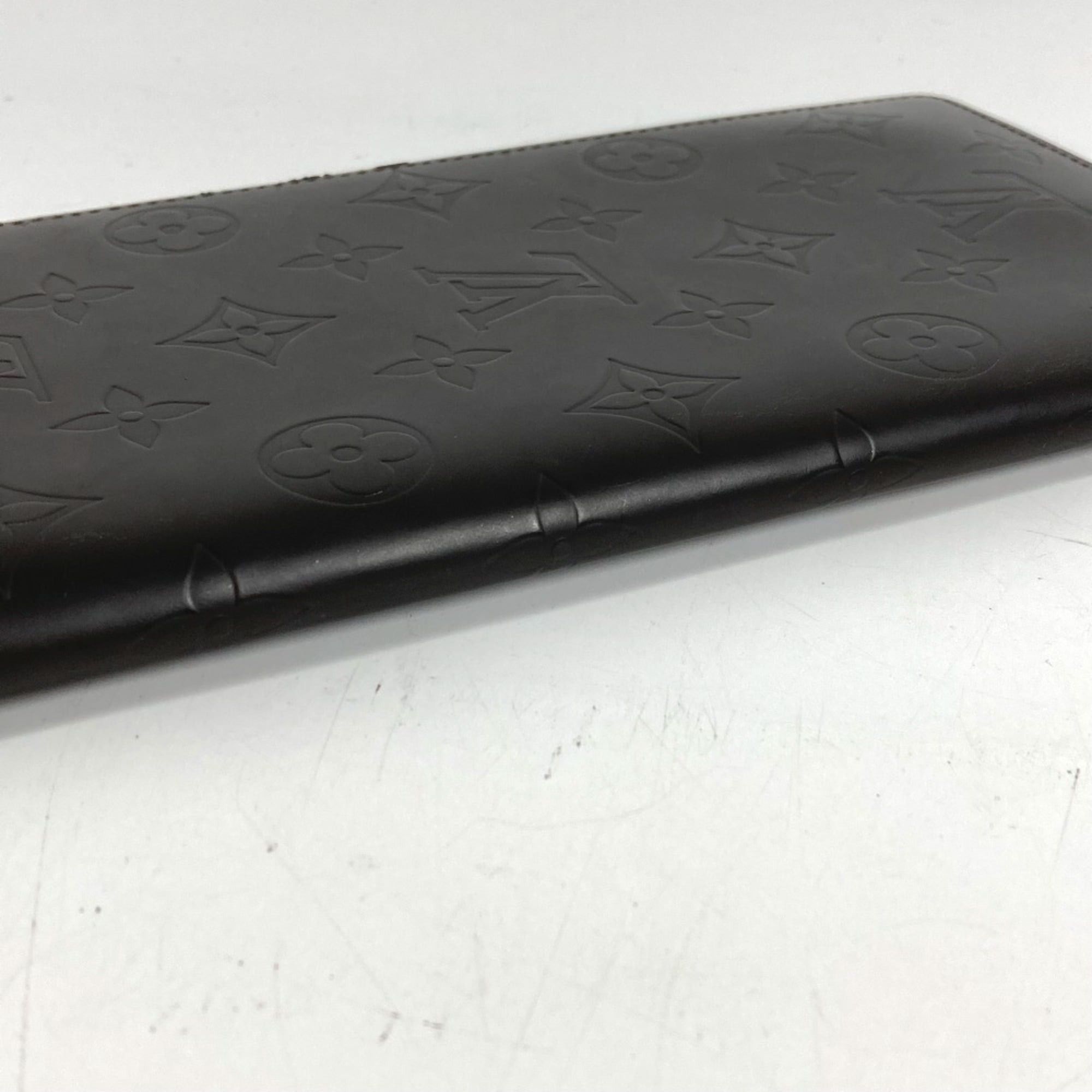 Louis Vuitton LOUIS VUITTON M66480 Monogram Glacé Portefeuille Double Bi-fold Wallet Long Leather Men's Women's Cafe Brown Size ONE SIZE - 6 Thumbnail