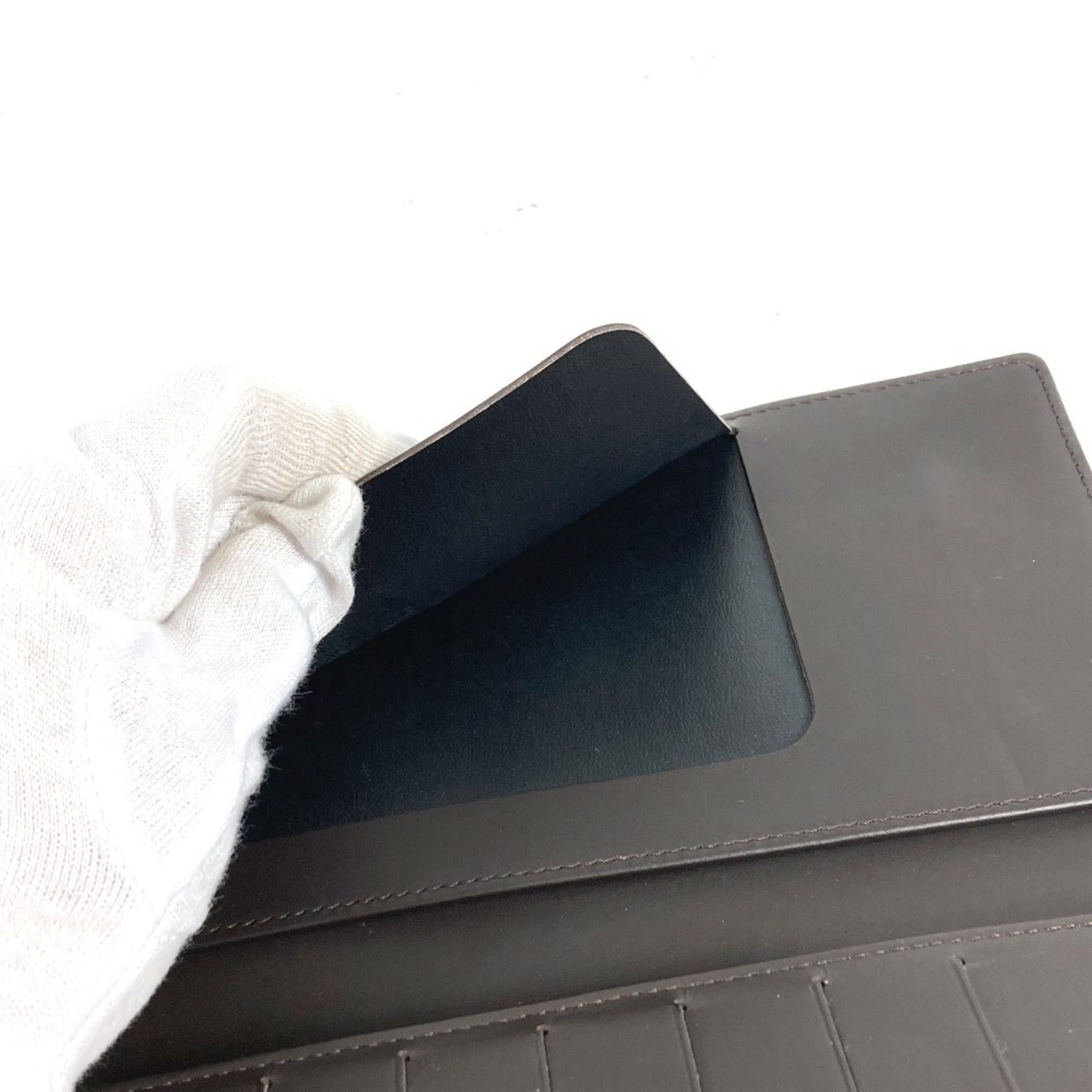 Louis Vuitton LOUIS VUITTON M66480 Monogram Glacé Portefeuille Double Bi-fold Wallet Long Leather Men's Women's Cafe Brown Size ONE SIZE - 11 Thumbnail