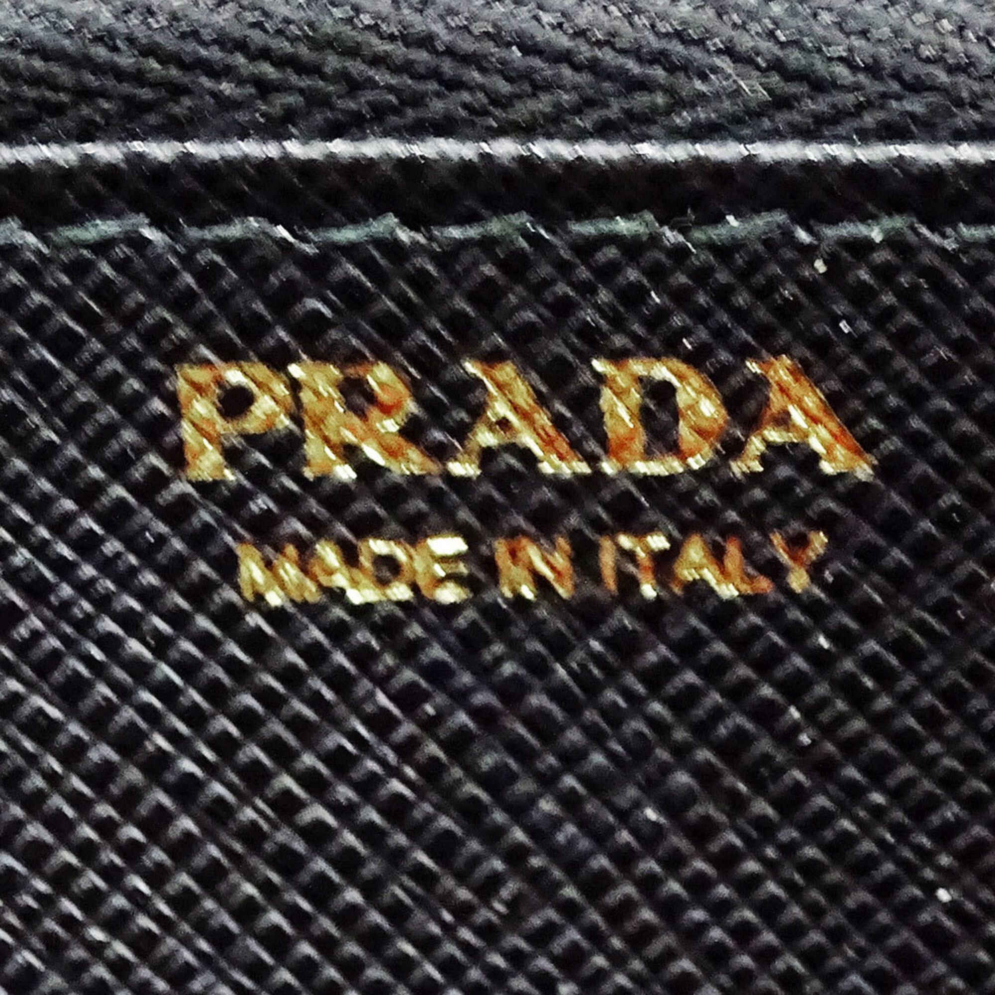 Prada Prada Wallet for Women and Men, Brand Name Long Wallet, Saffiano Leather, Hibiscus Pattern, Black, 1ML506, Round Zipper Size ONE SIZE - 8 Thumbnail