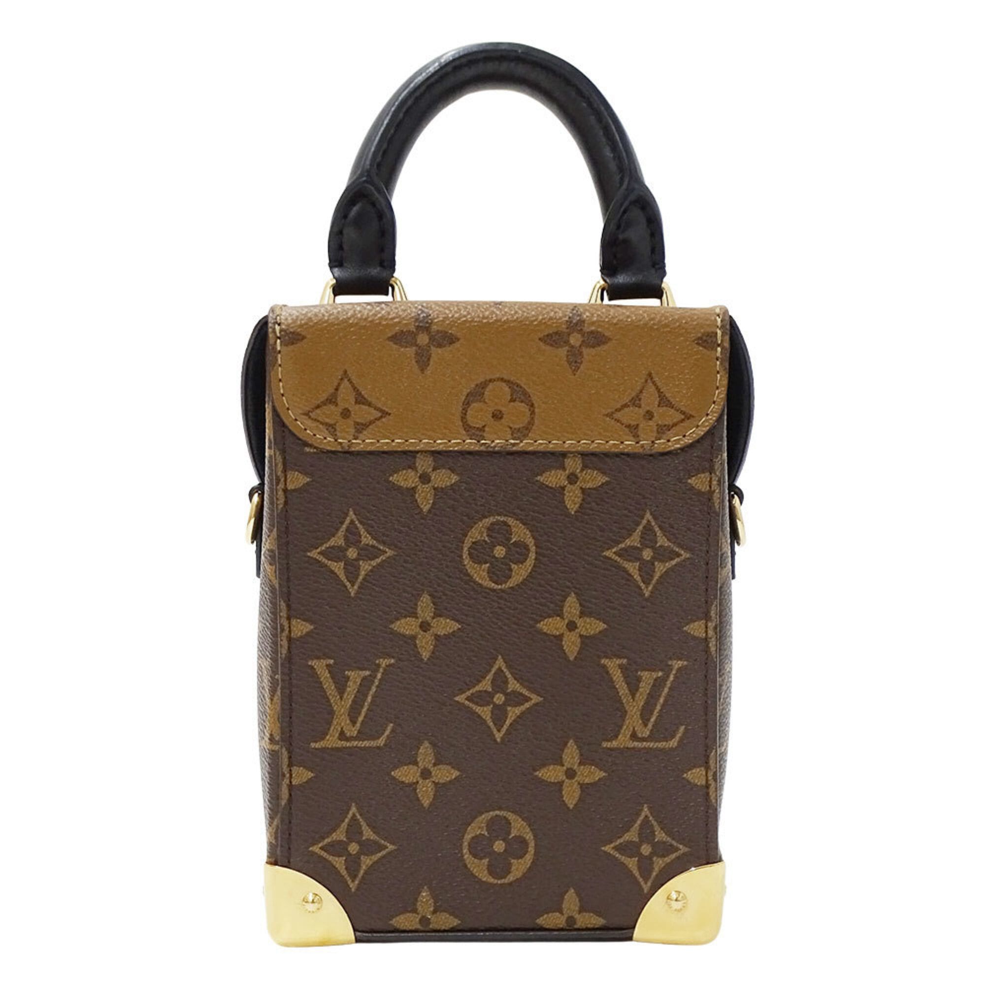 Louis Vuitton Louis Vuitton Women's Handbag, Brand Handbag/Shoulder Bag, 2-way, Monogram Reverse Canvas, Camera Box, Brown M82465 Size ONE SIZE - 2 Thumbnail