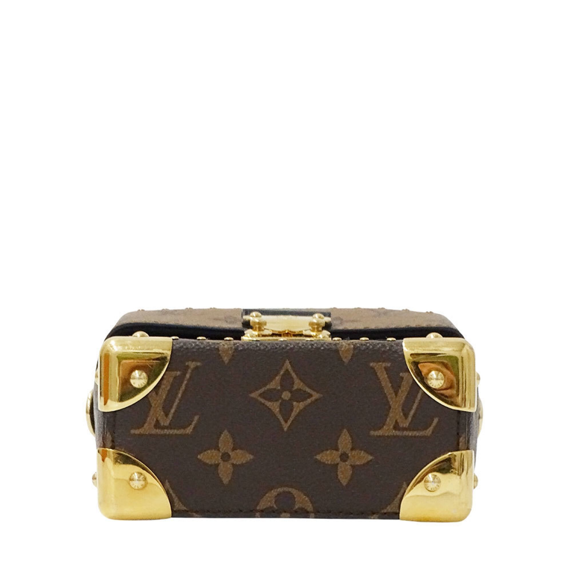 Louis Vuitton Louis Vuitton Women's Handbag, Brand Handbag/Shoulder Bag, 2-way, Monogram Reverse Canvas, Camera Box, Brown M82465 Size ONE SIZE - 3 Thumbnail