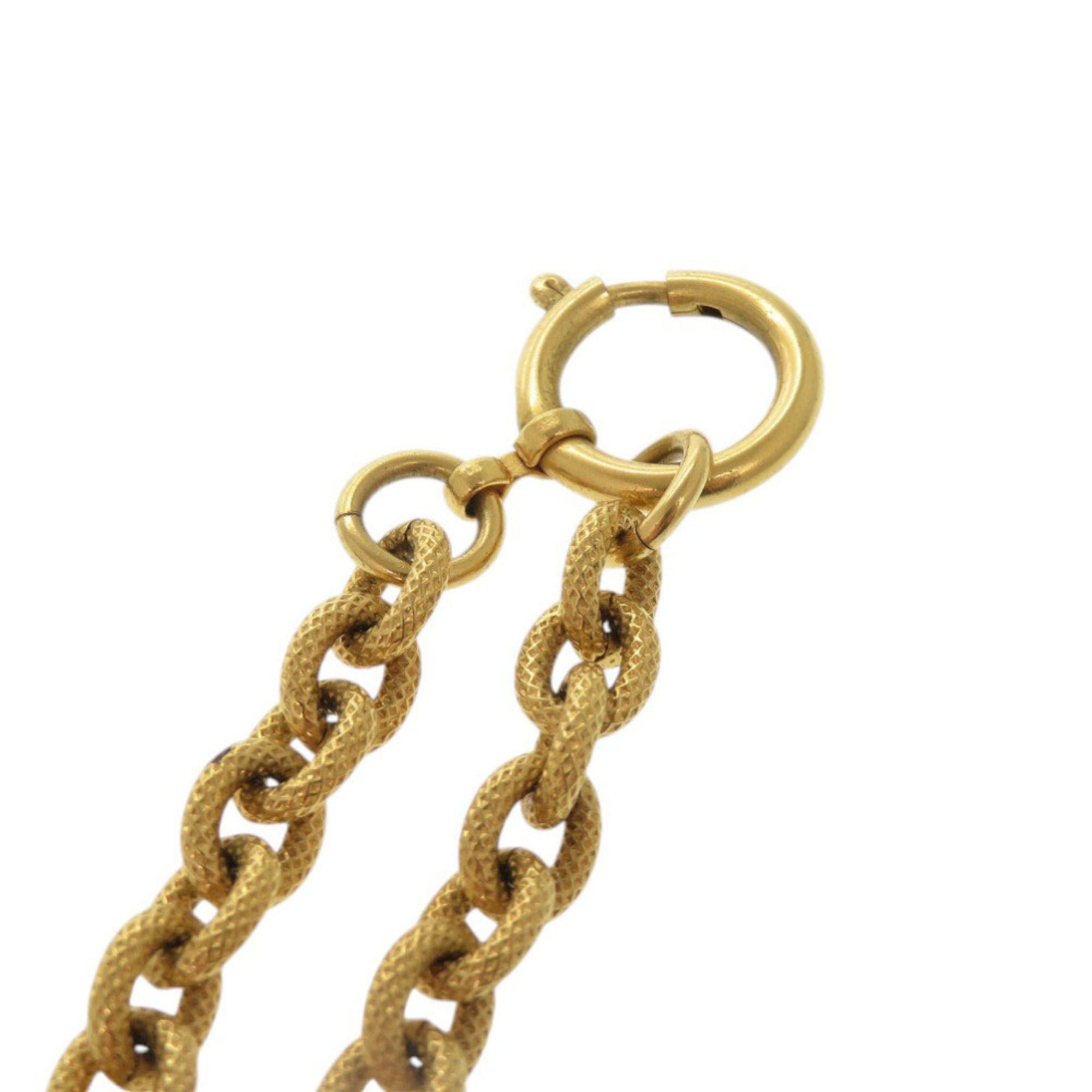 Chanel Chanel Lava Coco Mark 95A Metal Gold Necklace 1666CHANEL Size ONE SIZE - 6 Thumbnail