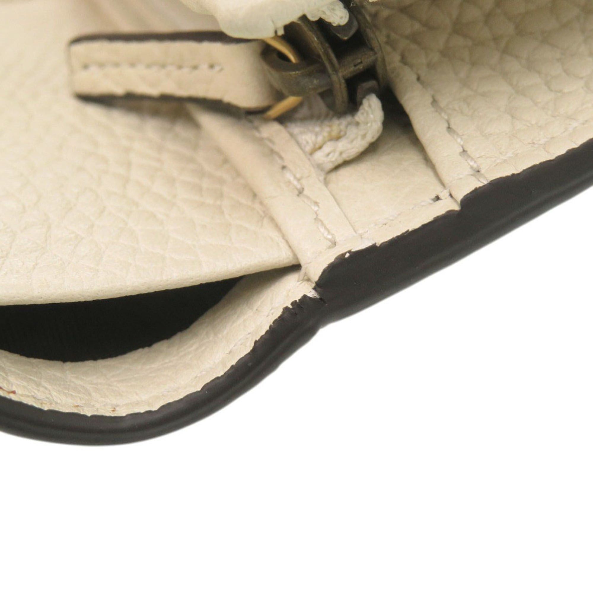 Gucci Gucci Animalier Bee 460185 Leather Ivory Bi-fold Wallet 1709GUCCI Size ONE SIZE - 7 Thumbnail