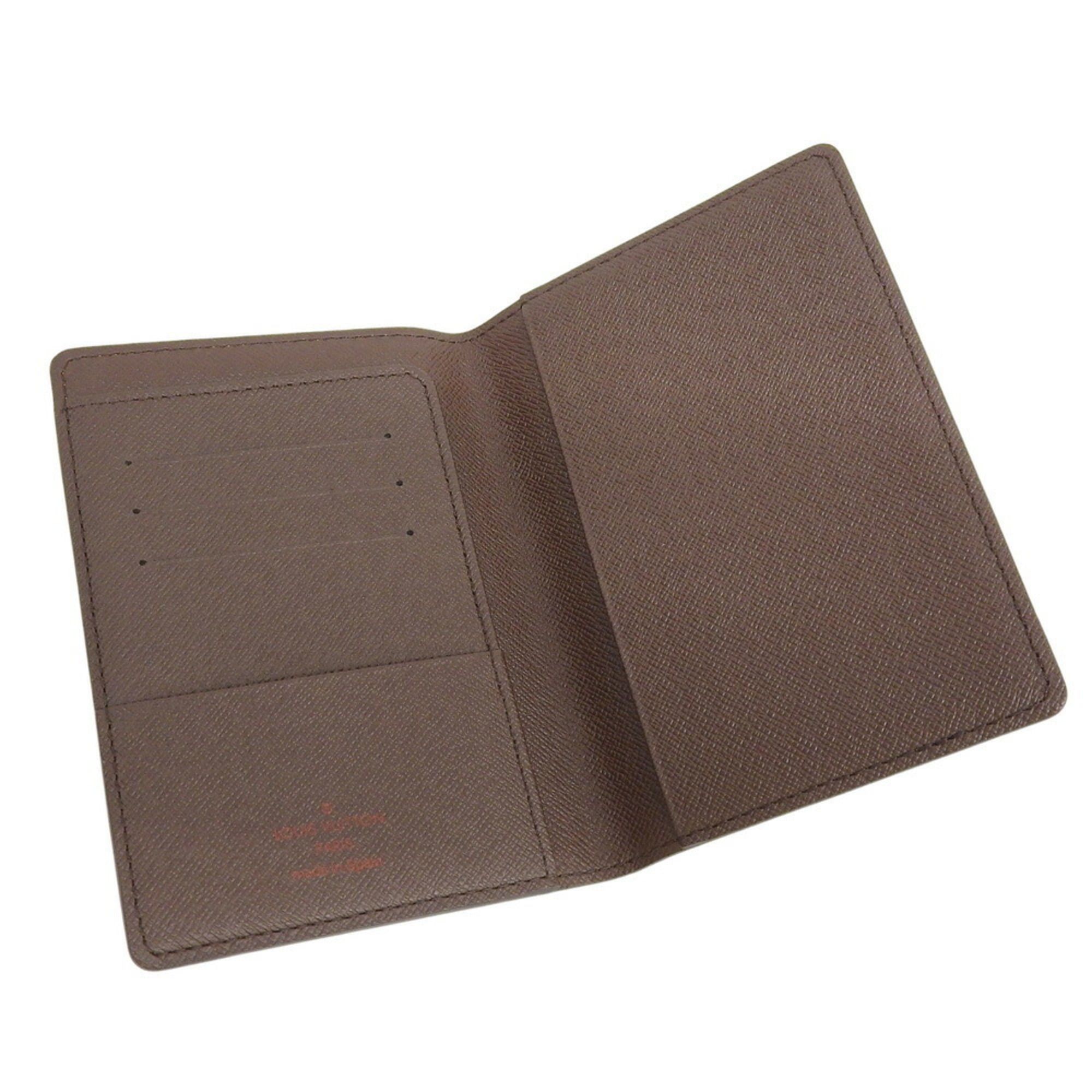 Louis Vuitton Like New Louis Vuitton Damier Couverture N60188 Passport Case, Ebene Size ONE SIZE - 3 Thumbnail