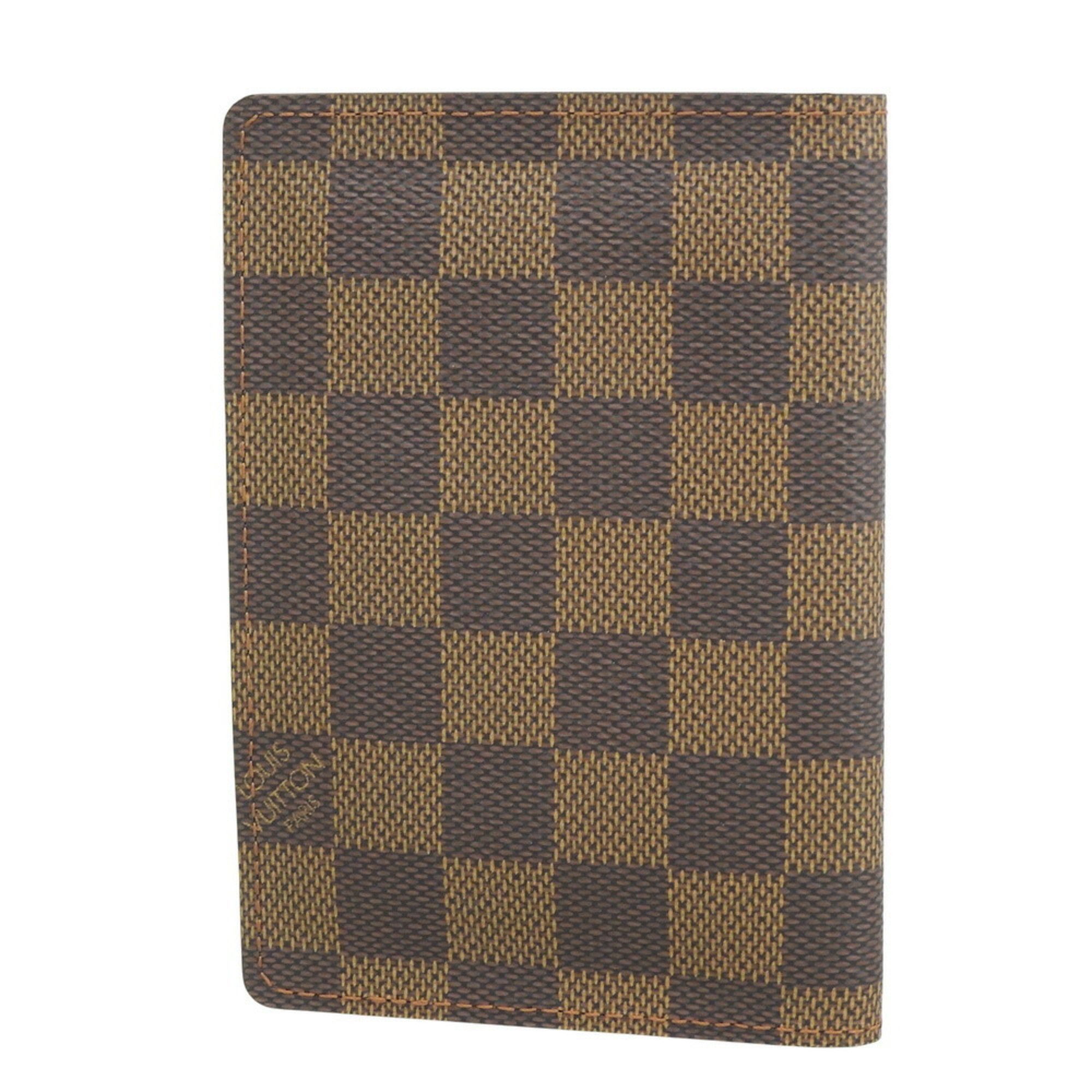Louis Vuitton Like New Louis Vuitton Damier Couverture N60188 Passport Case, Ebene Size ONE SIZE - 2 Thumbnail