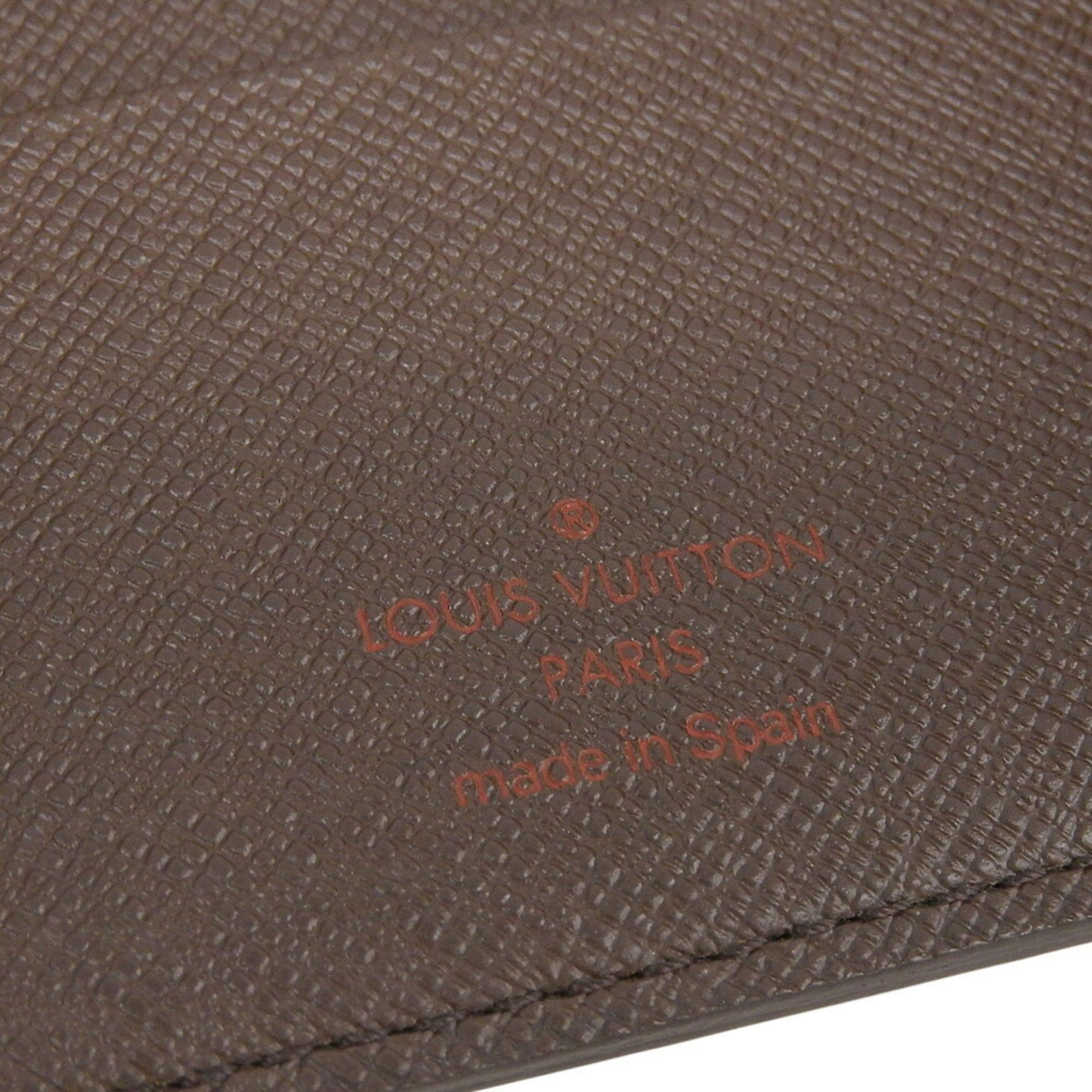 Louis Vuitton Like New Louis Vuitton Damier Couverture N60188 Passport Case, Ebene Size ONE SIZE - 6 Thumbnail