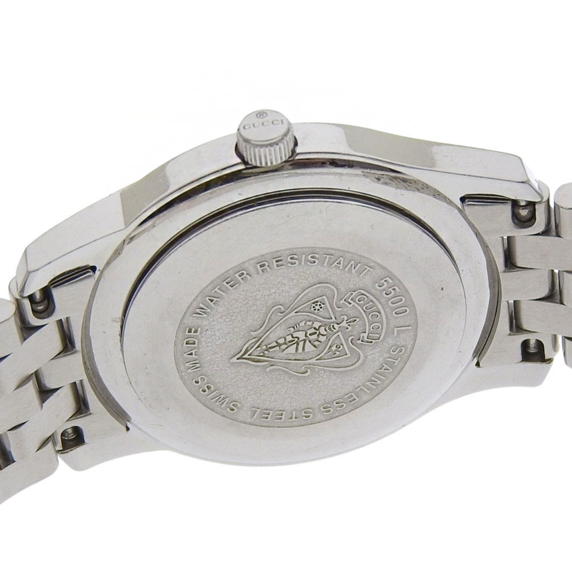 Gucci Gucci 5500L Black Dial Stainless Steel Quartz Watch, Approx. 26mm, Women's Date Display Size ONE SIZE - 4 Thumbnail