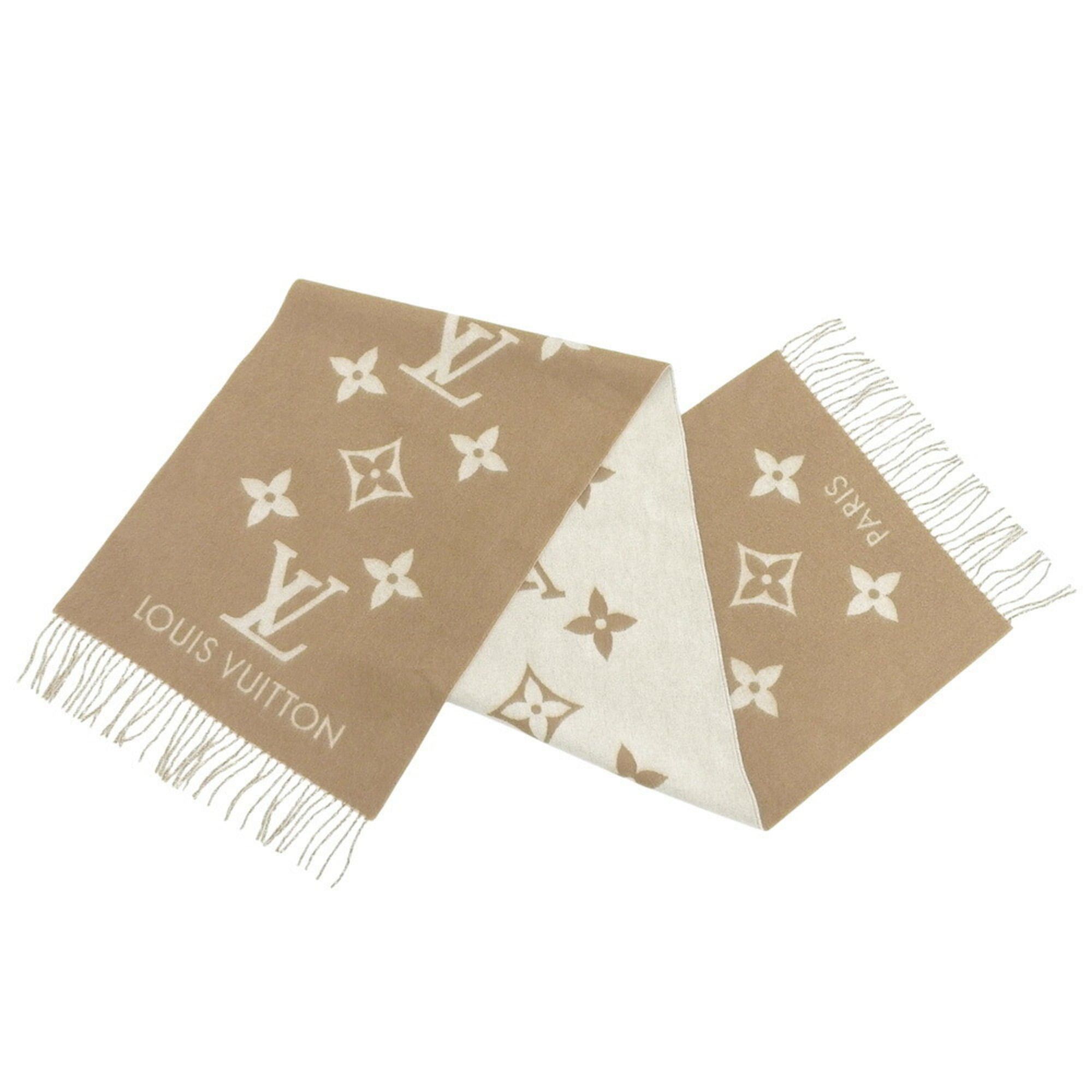 Louis Vuitton Louis Vuitton Monogram Echarpe Reykjavik M76067 Scarf/Stole, Cashmere, Large Size Size ONE SIZE - 4 Thumbnail