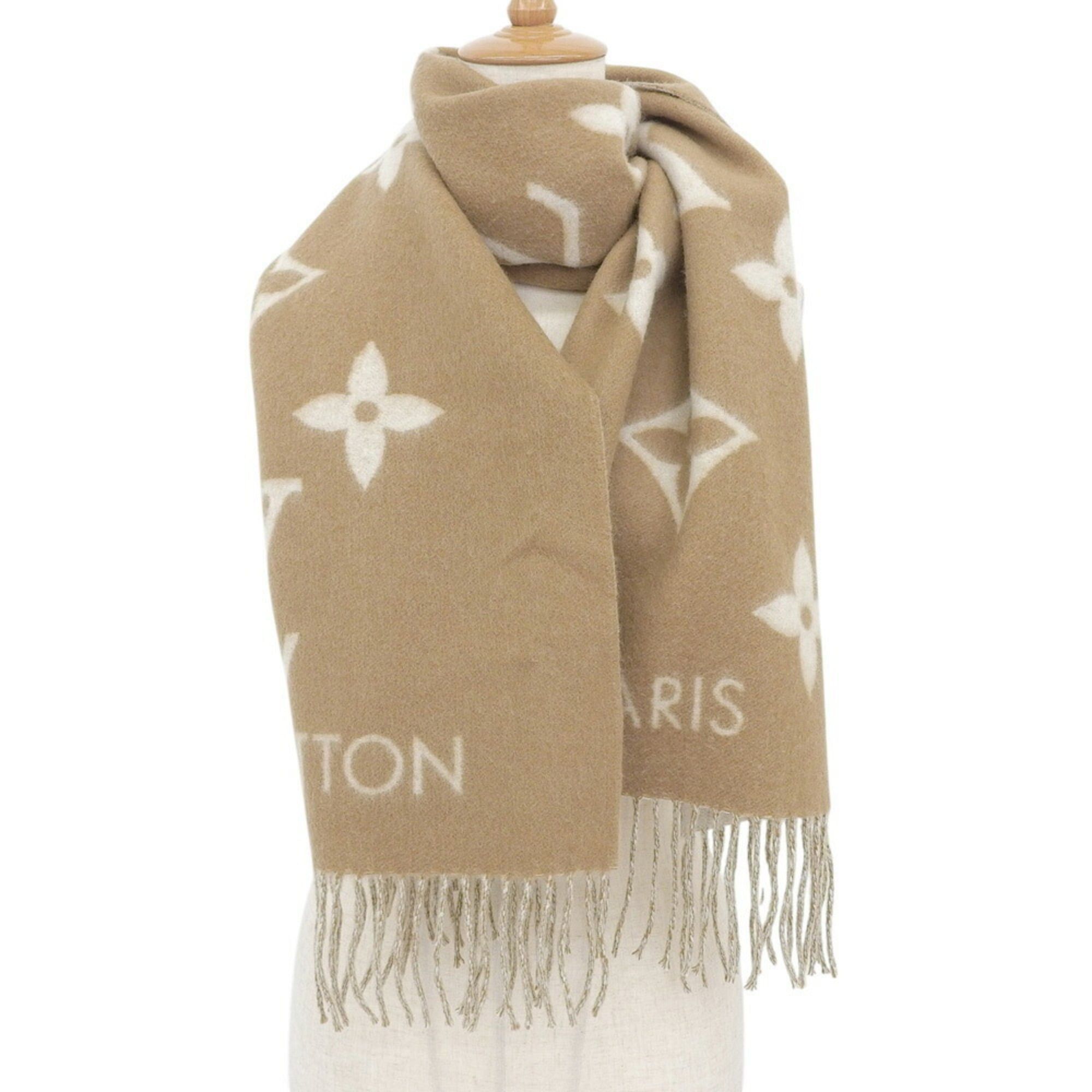 Louis Vuitton Louis Vuitton Monogram Echarpe Reykjavik M76067 Scarf/Stole, Cashmere, Large Size Size ONE SIZE - 2 Thumbnail