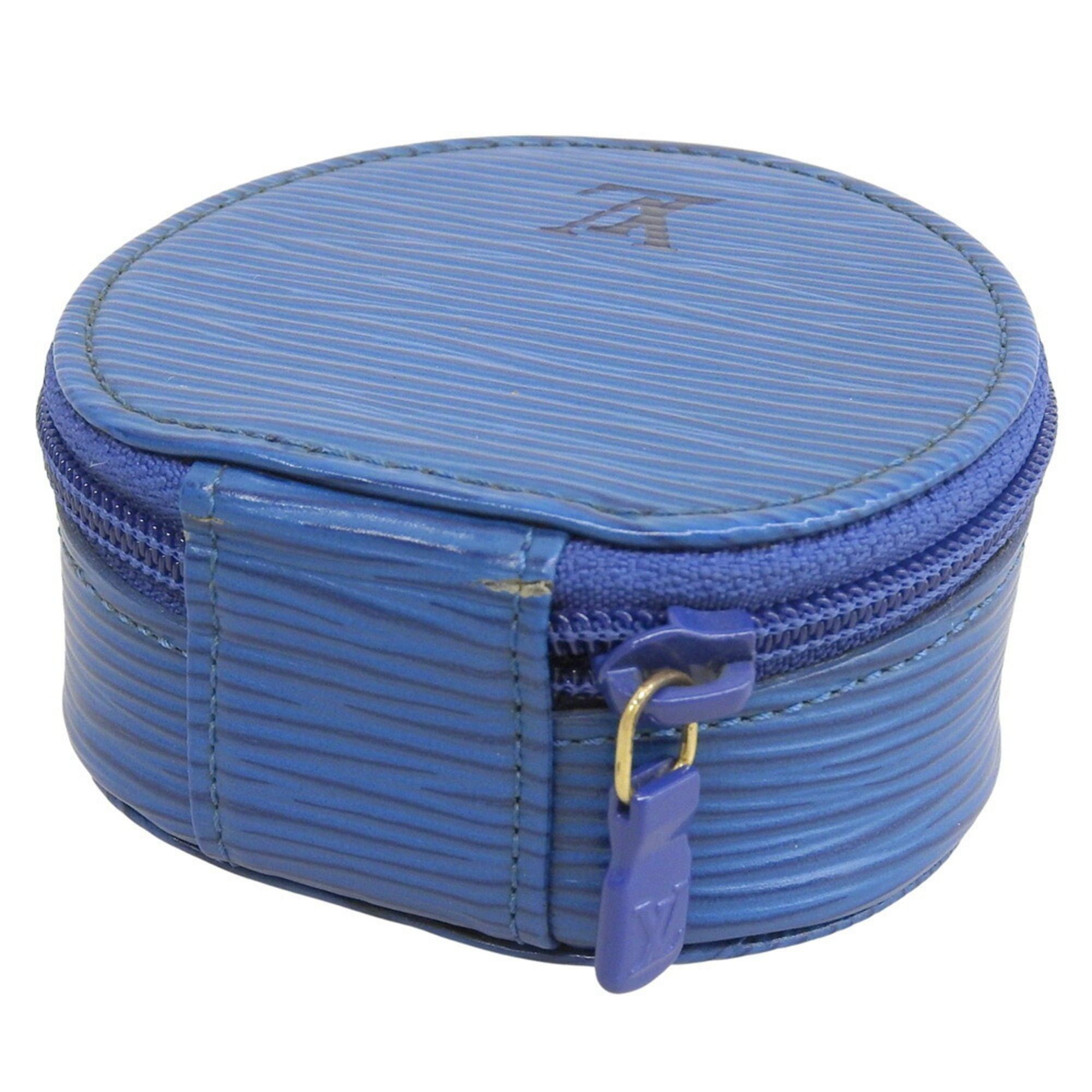 Louis Vuitton Louis Vuitton Epi Ecrin Bijou 8 M48225 Case Blue Pouch Size ONE SIZE - 5 Thumbnail