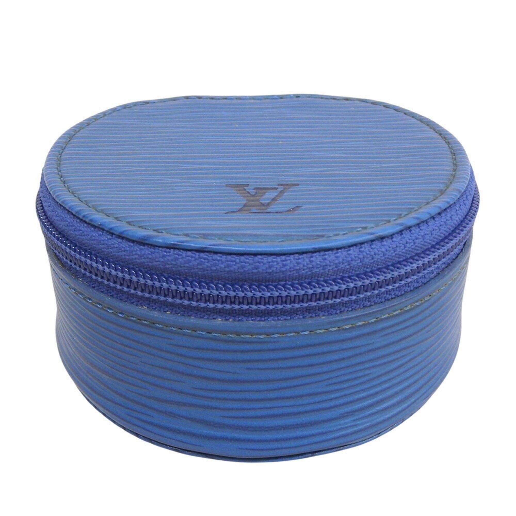 Louis Vuitton Louis Vuitton Epi Ecrin Bijou 8 M48225 Case Blue Pouch Size ONE SIZE - 4 Thumbnail