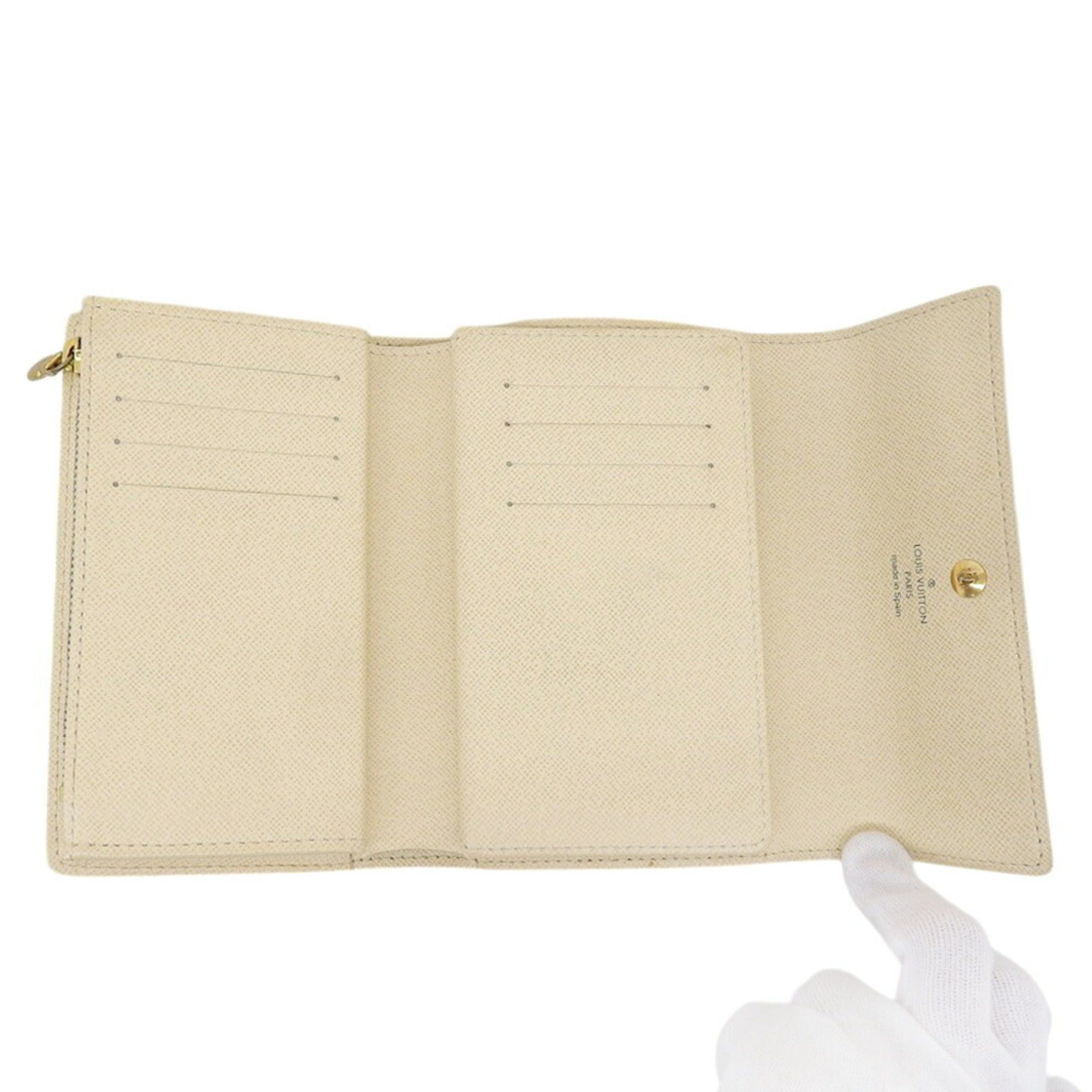 Louis Vuitton Louis Vuitton Damier Azur Portefeuille Alexandra N63068 Tri-fold Wallet Size ONE SIZE - 8 Thumbnail