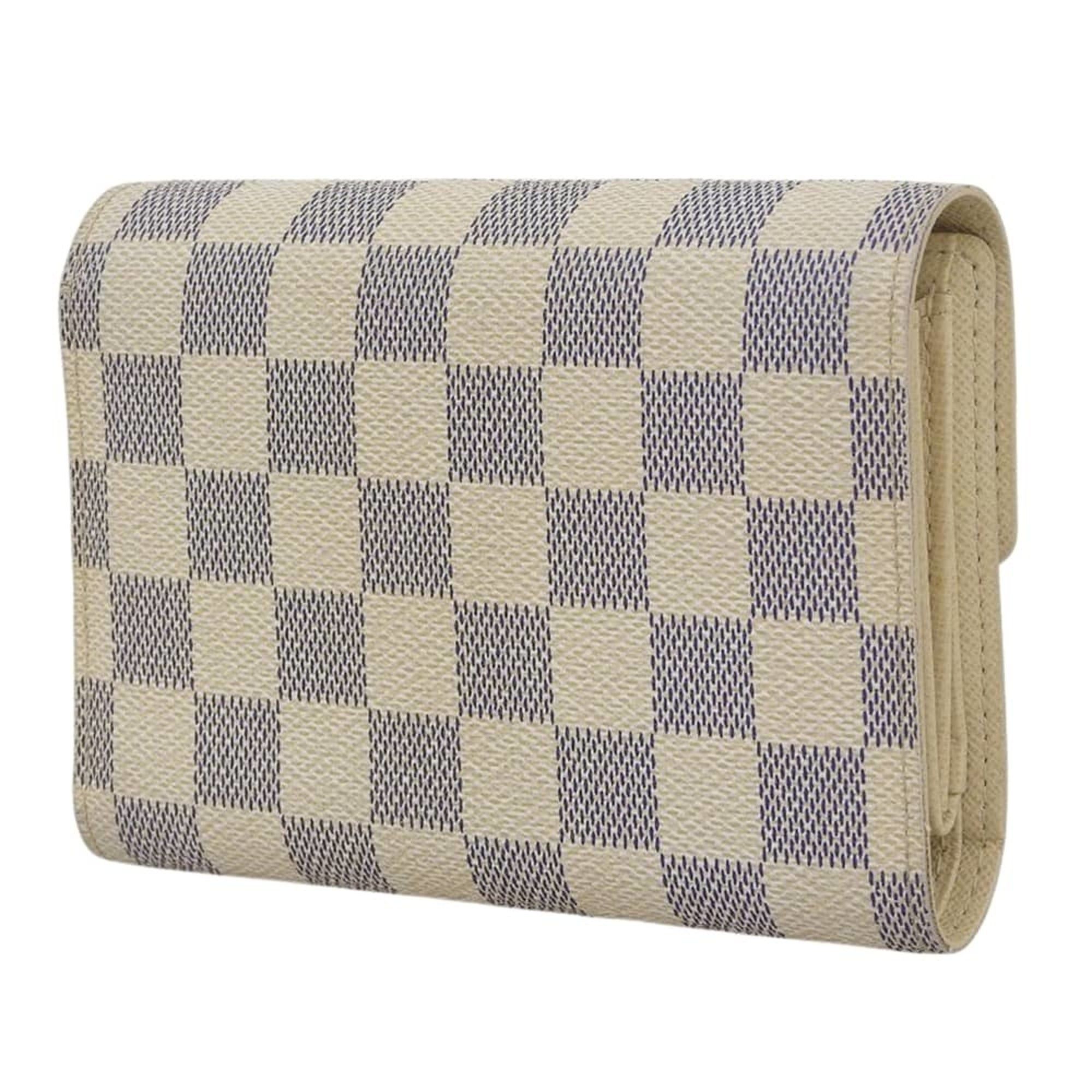 Louis Vuitton Louis Vuitton Damier Azur Portefeuille Alexandra N63068 Tri-fold Wallet Size ONE SIZE - 2 Thumbnail