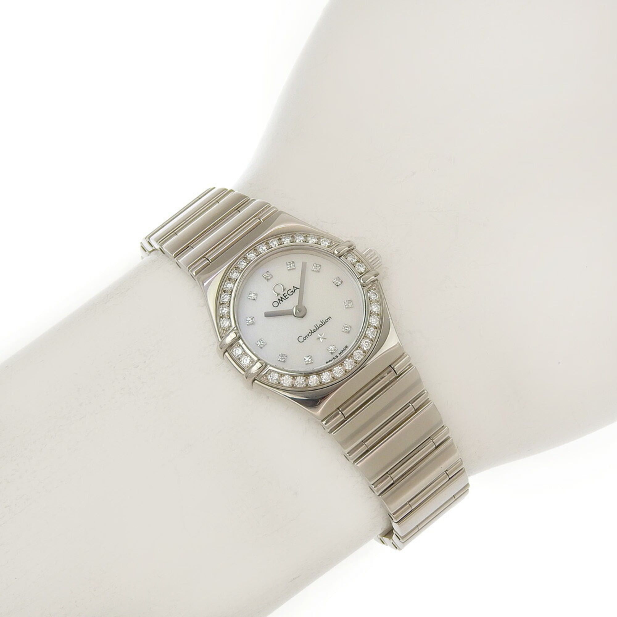 Omega Like New Omega Constellation Mini My Choice 1165 76 Mother-of-Pearl Dial 18K White Gold 64.3g Quartz 150th Anniversary Limited Edition of 999 Pieces Size ONE SIZE - 7 Thumbnail