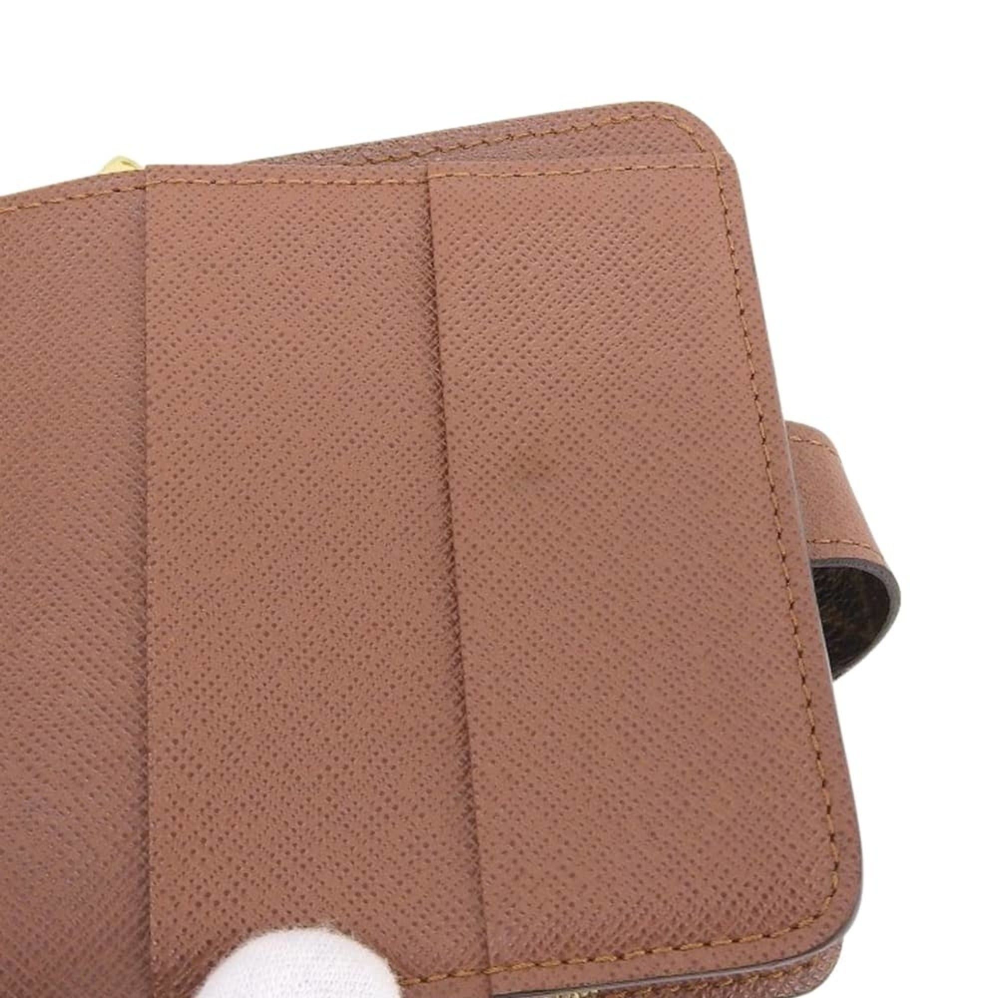 Louis Vuitton Louis Vuitton Monogram Compact Zip M61667 Round Folding Wallet Size ONE SIZE - 6 Thumbnail