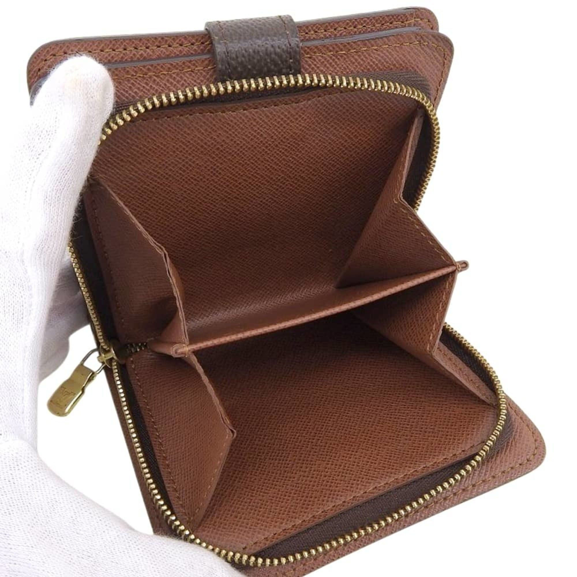Louis Vuitton Louis Vuitton Monogram Compact Zip M61667 Round Folding Wallet Size ONE SIZE - 3 Thumbnail
