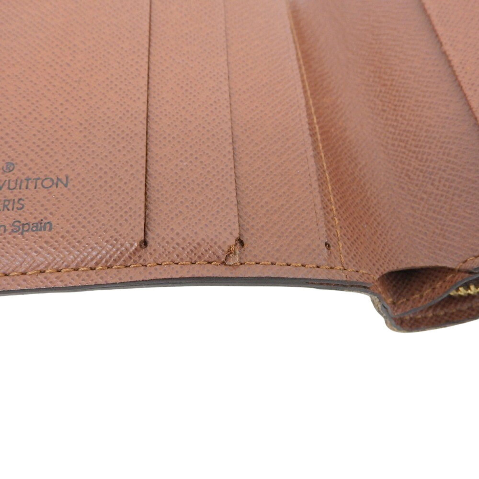 Louis Vuitton Louis Vuitton Monogram Compact Zip M61667 Round Folding Wallet Size ONE SIZE - 7 Thumbnail