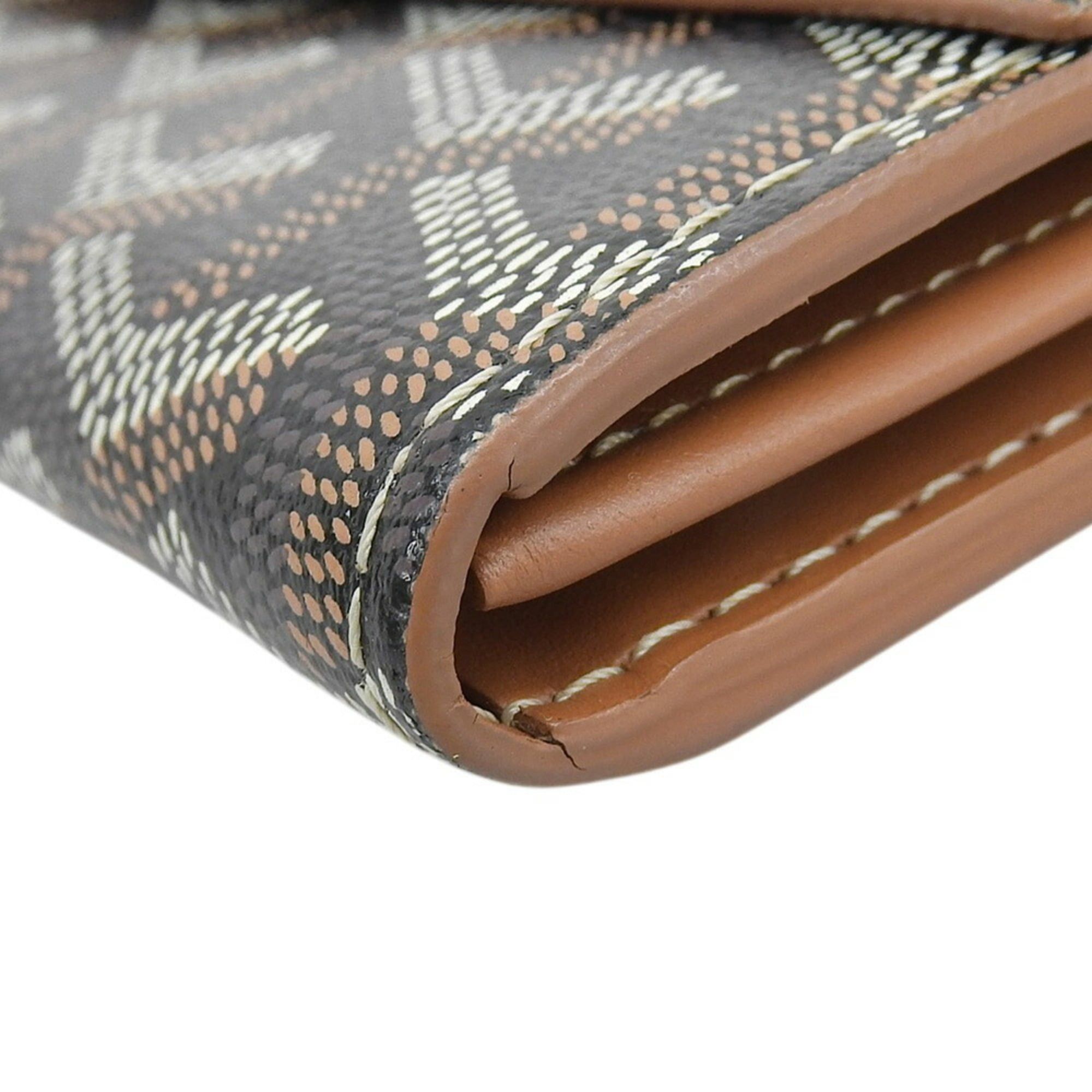 Goyard Goyard Varenne Shoulder Wallet Bag Black Brown PVC Leather Size ONE SIZE - 5 Thumbnail