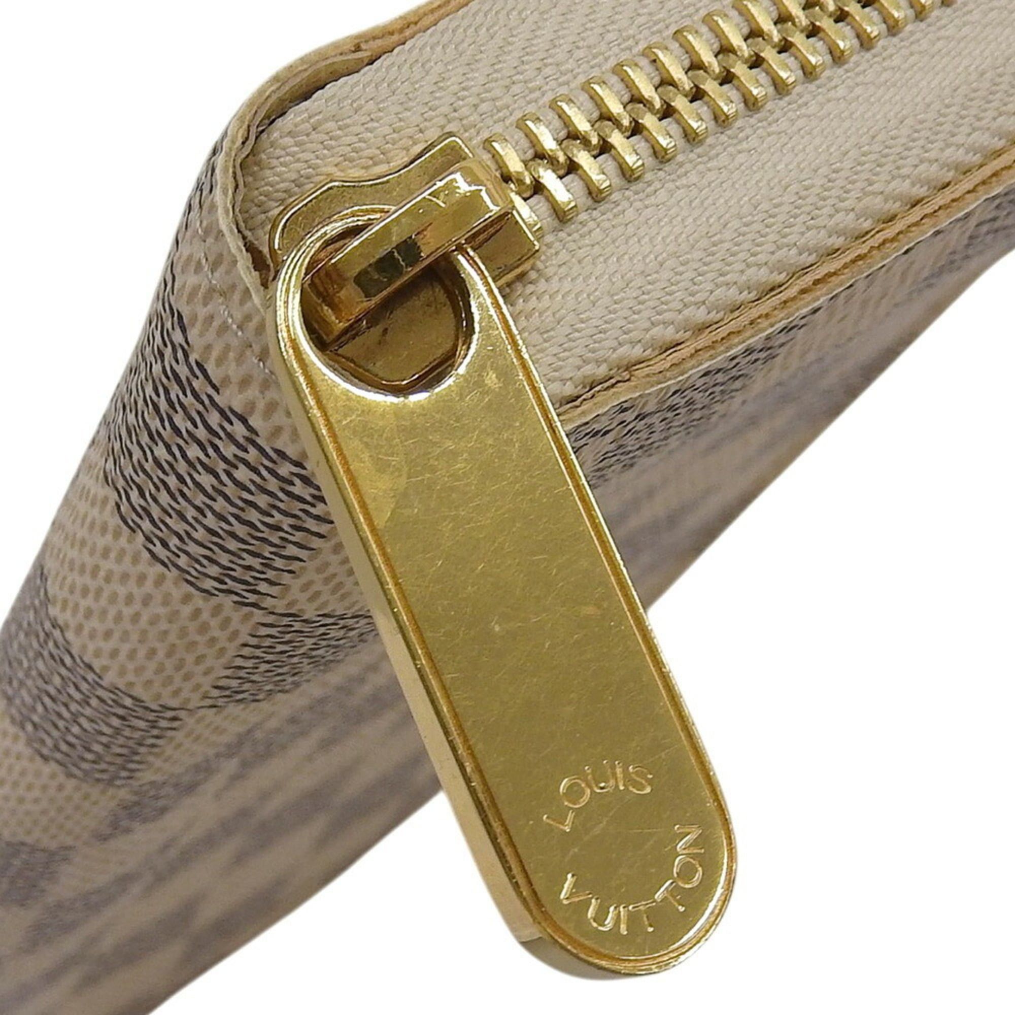 Louis Vuitton Louis Vuitton Damier Azur Zippy Wallet N60019 Round Long Size ONE SIZE - 7 Thumbnail