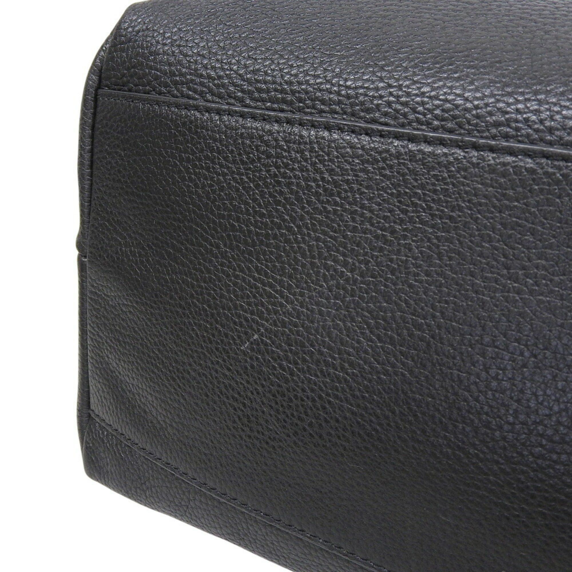 Tory Burch Tory Burch boat-shaped tote bag/shoulder bag, leather, black. Size ONE SIZE - 5 Thumbnail