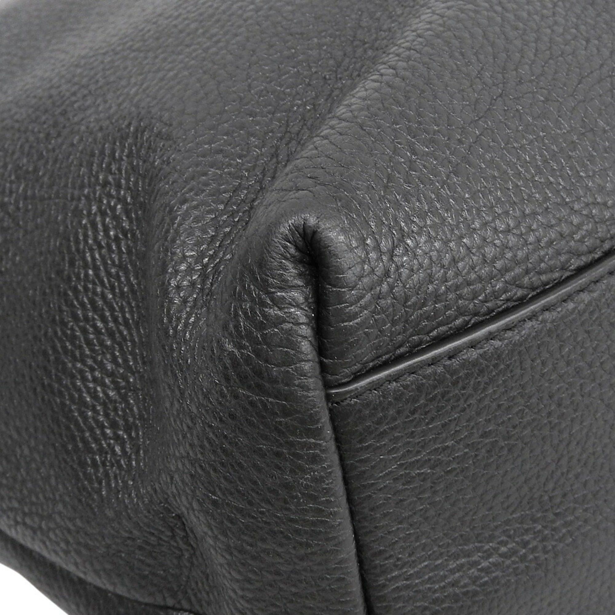 Tory Burch Tory Burch boat-shaped tote bag/shoulder bag, leather, black. Size ONE SIZE - 4 Thumbnail