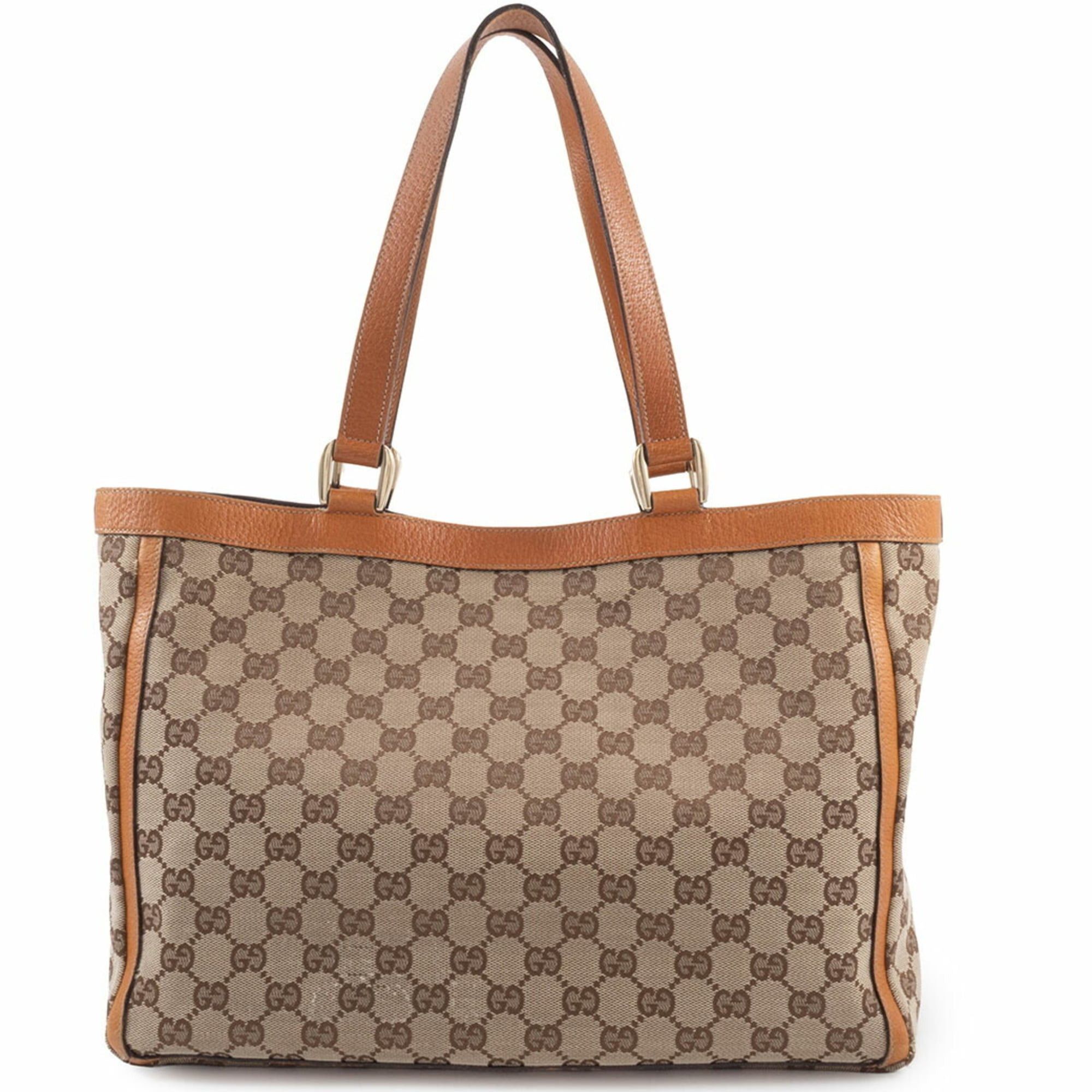 Gucci Gucci Abbey Tote Bag 146247 GG Canvas Leather Beige Brown Women's Size ONE SIZE - 2 Thumbnail
