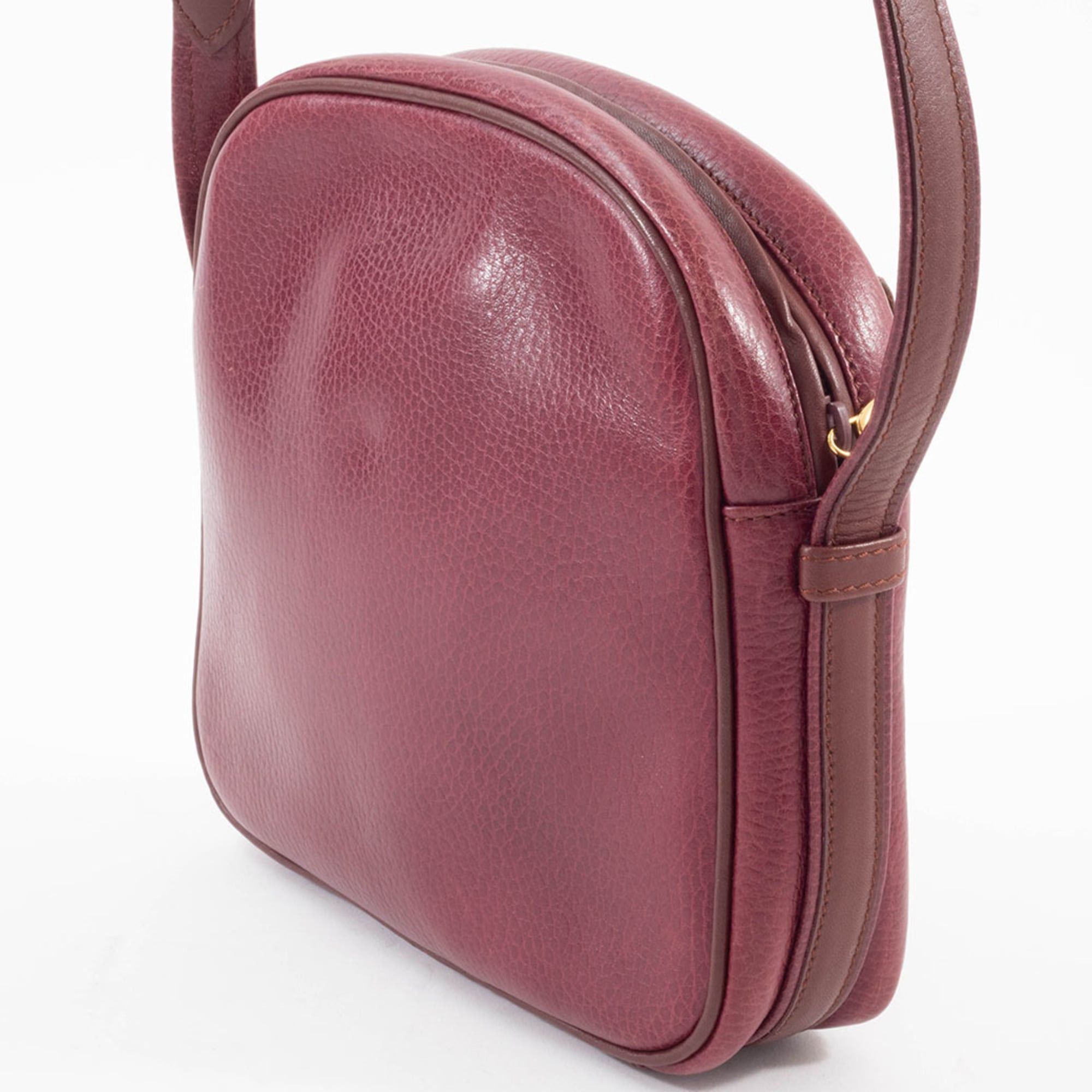 Cartier Cartier Must Line Shoulder Bag, Leather, Bordeaux, Trinity Tassel Pouch Size ONE SIZE - 8 Thumbnail