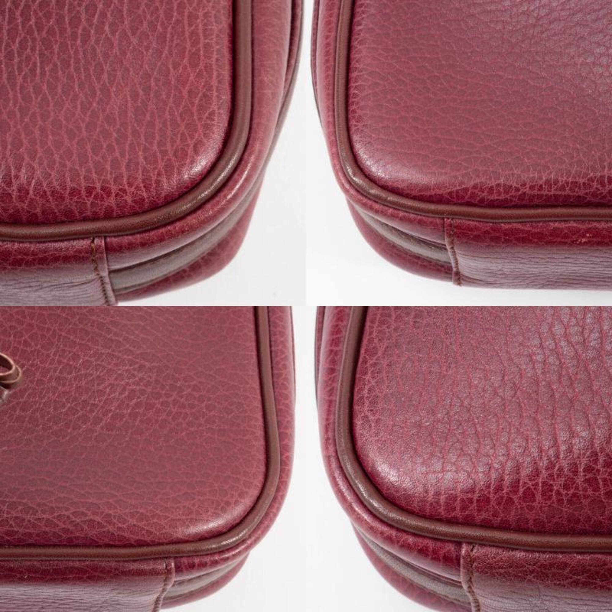 Cartier Cartier Must Line Shoulder Bag, Leather, Bordeaux, Trinity Tassel Pouch Size ONE SIZE - 19 Thumbnail