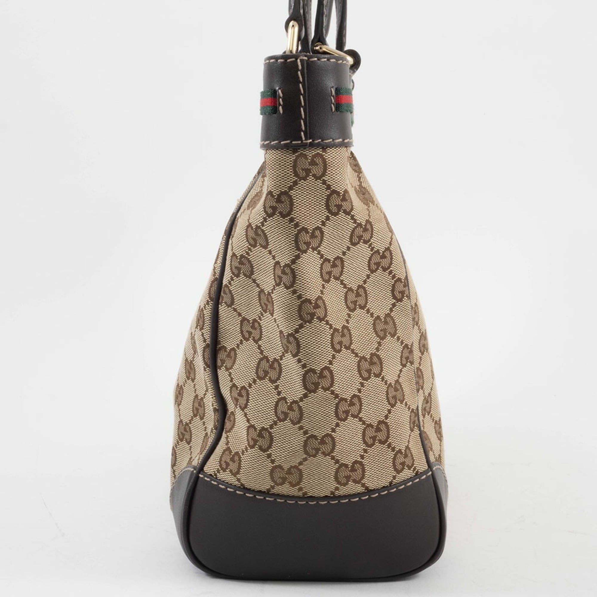 Gucci Gucci Mayfair handbag 257061 GG canvas leather beige brown Sherry line Princy Size ONE SIZE - 5 Thumbnail
