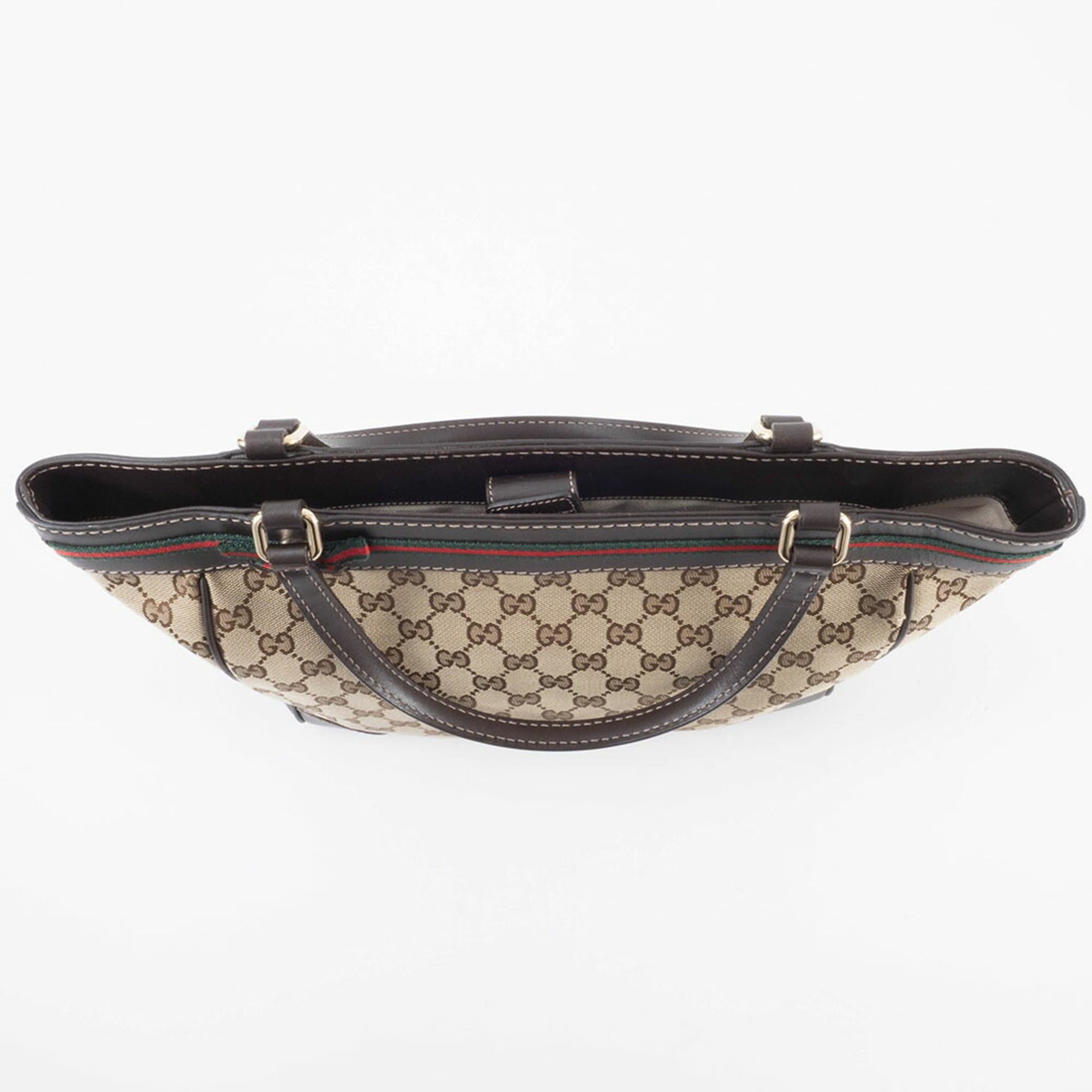 Gucci Gucci Mayfair handbag 257061 GG canvas leather beige brown Sherry line Princy Size ONE SIZE - 6 Thumbnail
