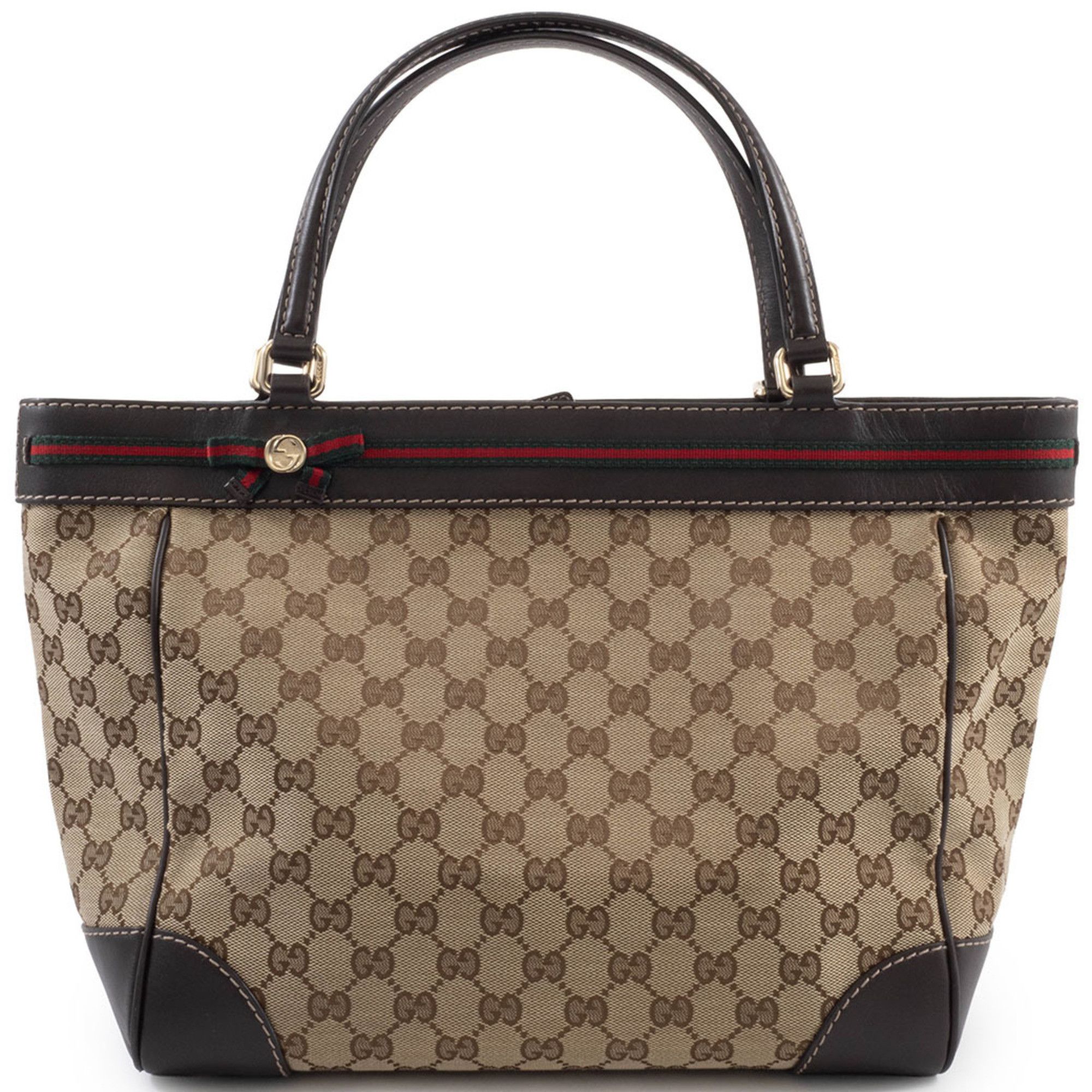 Gucci Gucci Mayfair handbag 257061 GG canvas leather beige brown Sherry line Princy Size ONE SIZE - 2 Thumbnail