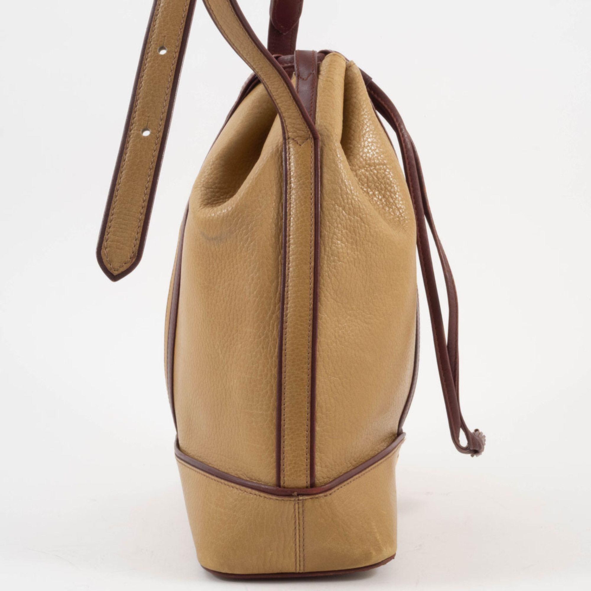 Cartier Cartier Must Line Trinity Shoulder Bag, Leather, Mustard/Bordeaux, Women's Size ONE SIZE - 3 Thumbnail